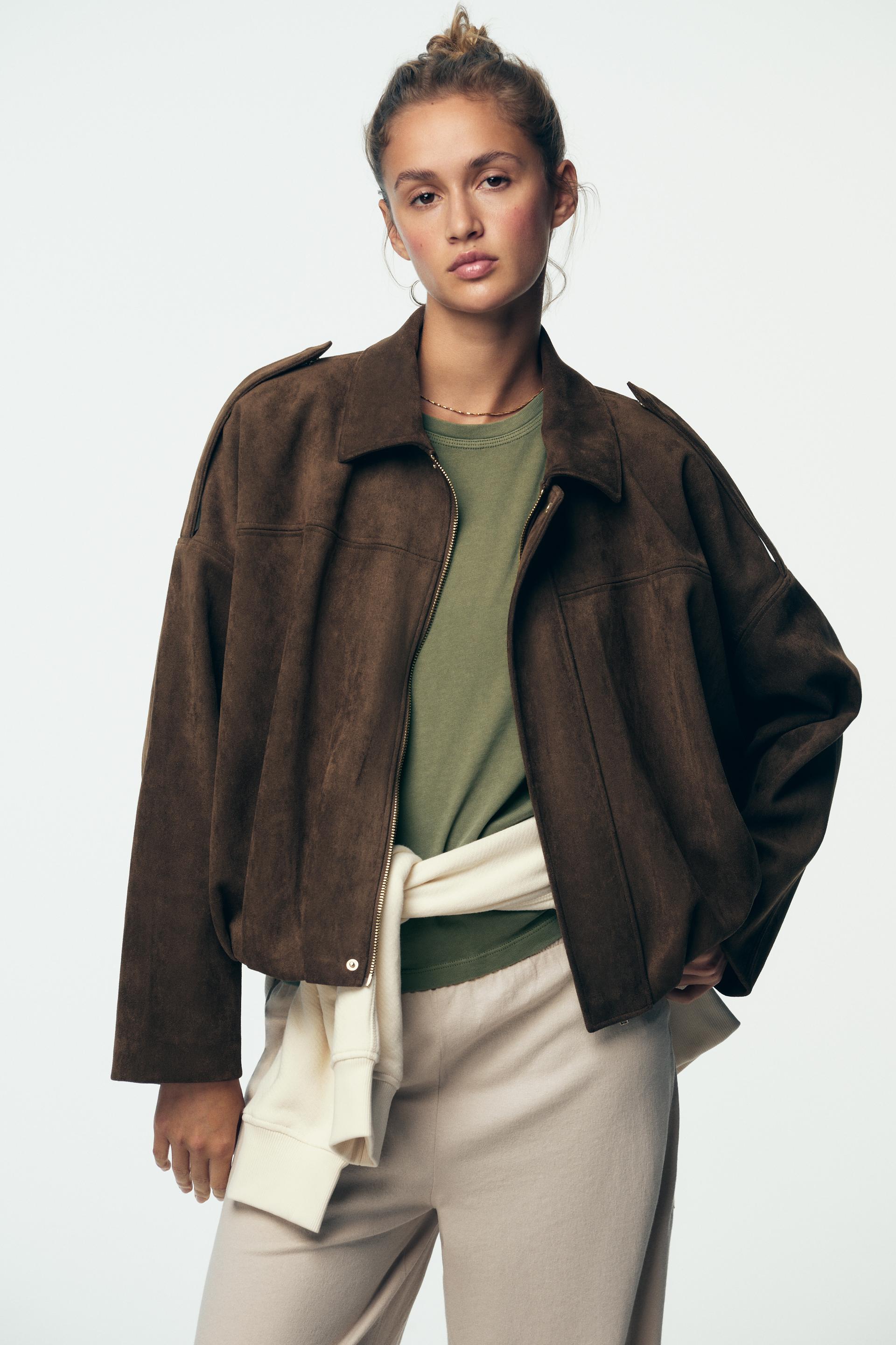 Lisa - Suede Bomber jacket Woman