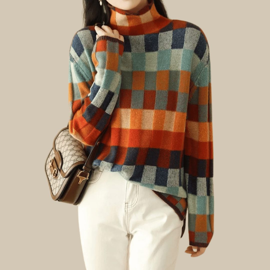 Lisa - Cashmere turtleneck Sweater Woman