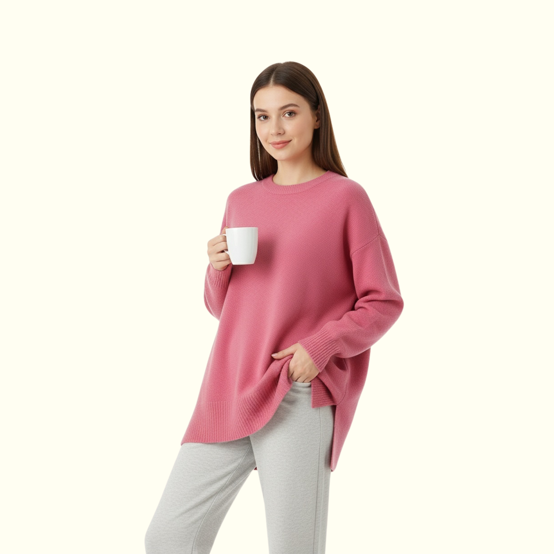 Lisa - Oversized Knit cardigan woman