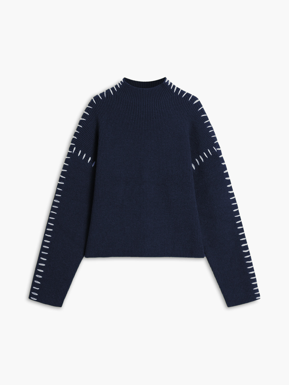 Oversized Mock Neck Sweater Woman