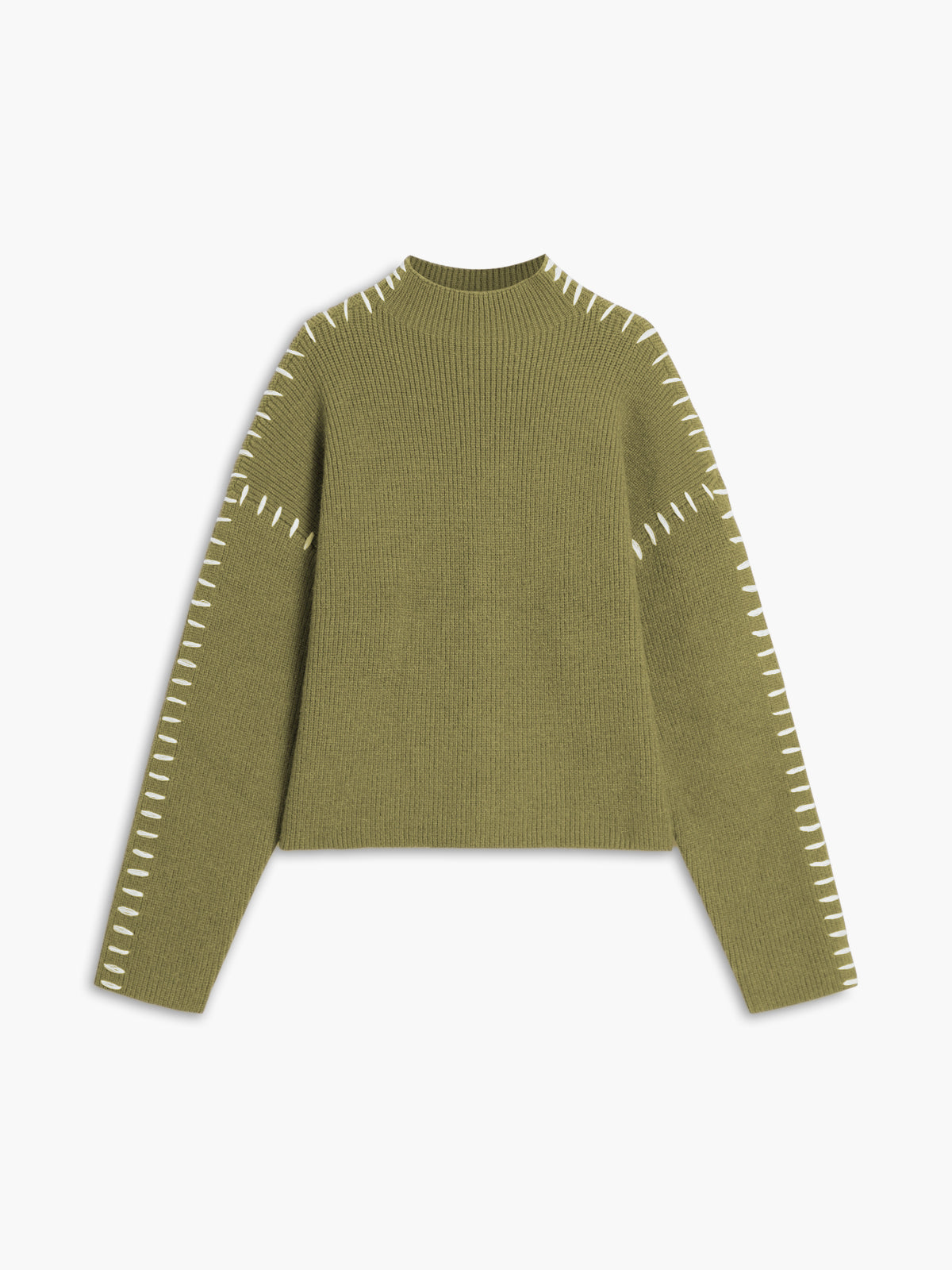 Oversized Mock Neck Sweater Woman