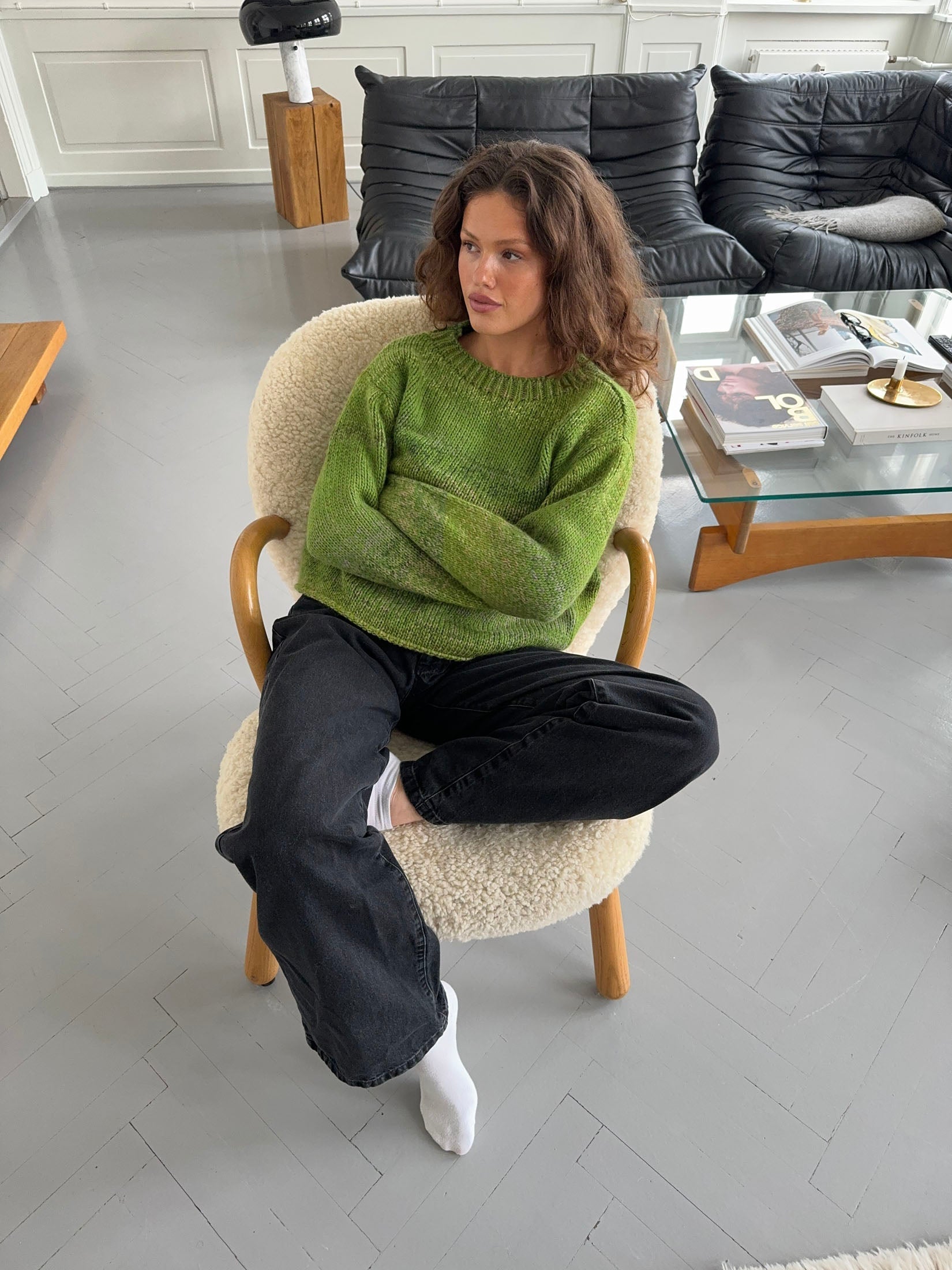 Balta – Green Gradient Wool Blend Sweater