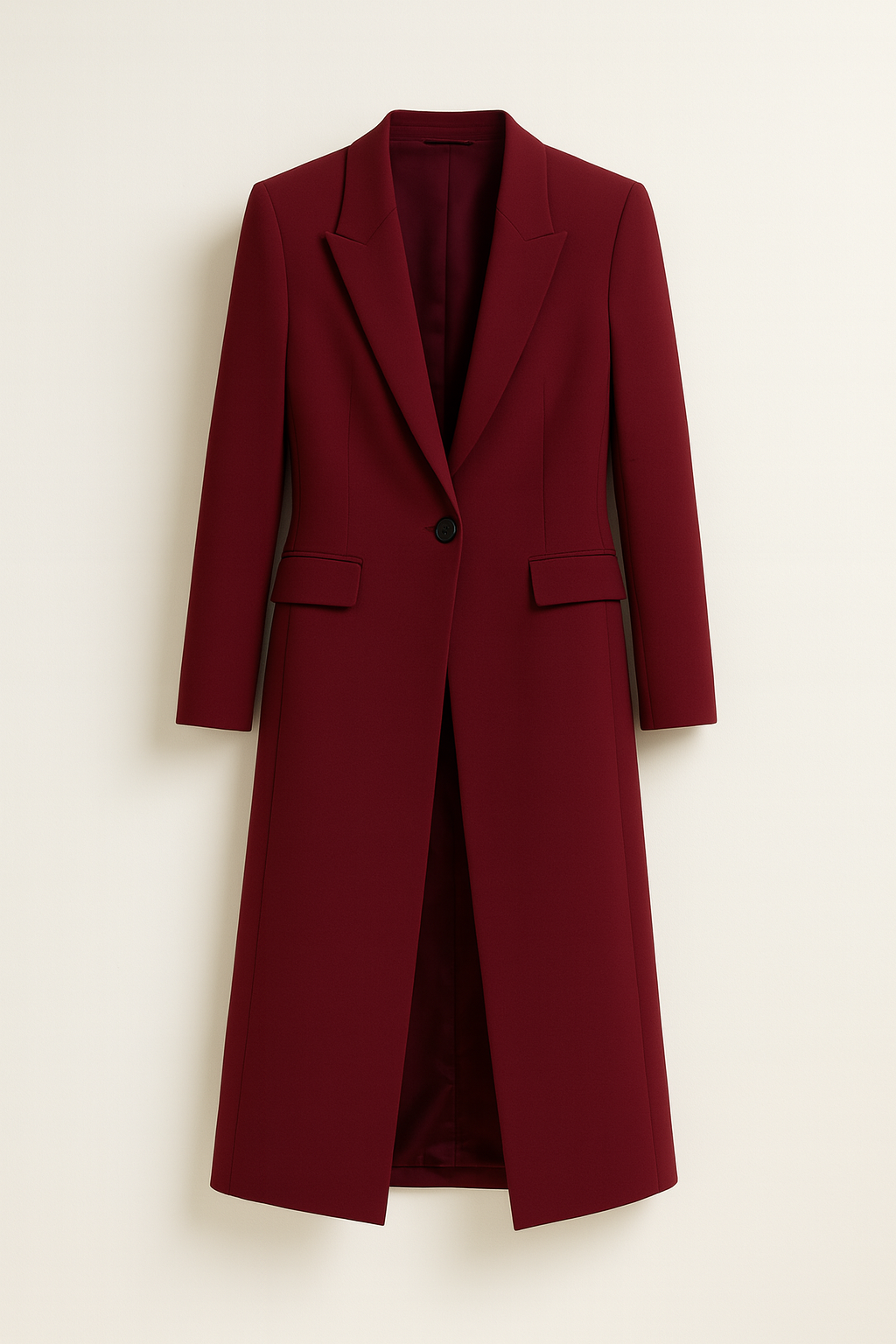 Wool Trench Coat Long Woman