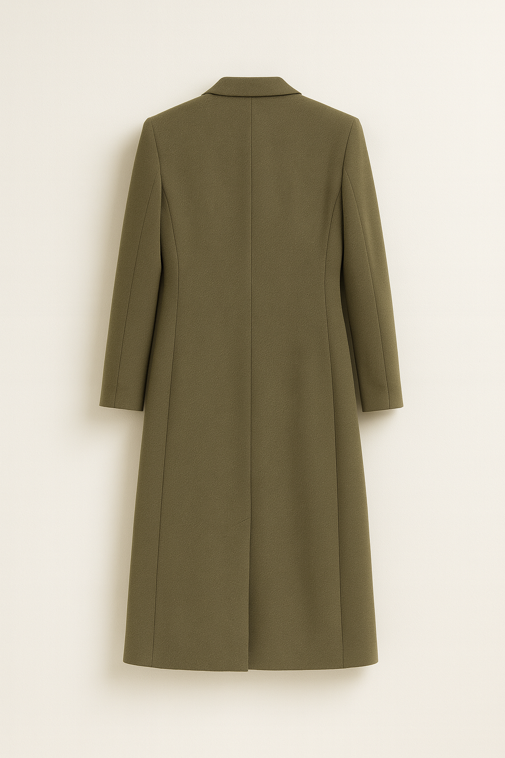 Wool Trench Coat Long Woman