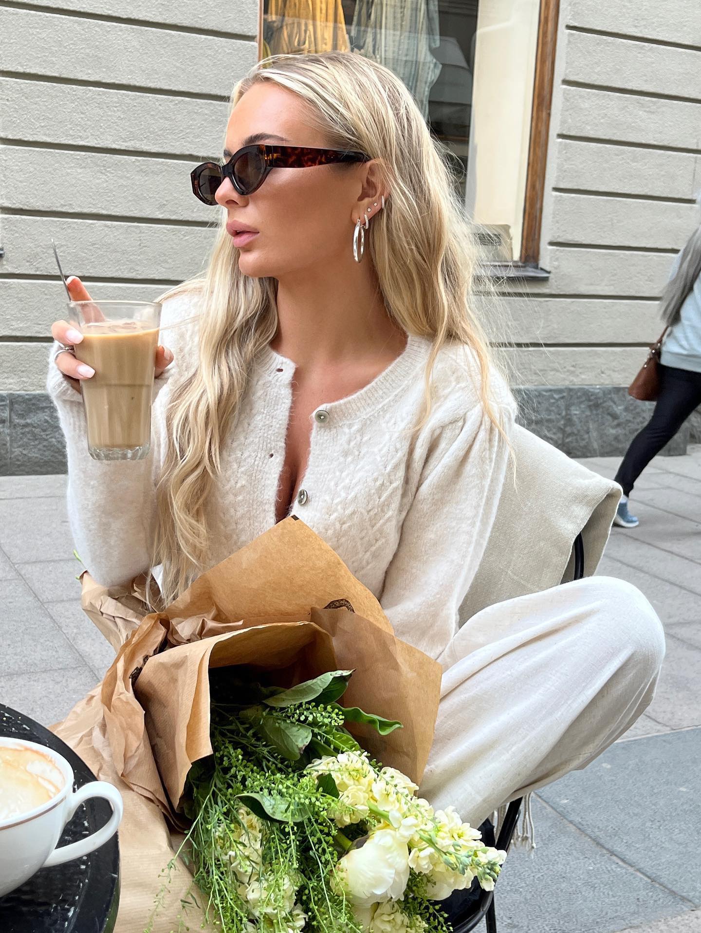 Cilla + Cozy Cable Knit Cardigan