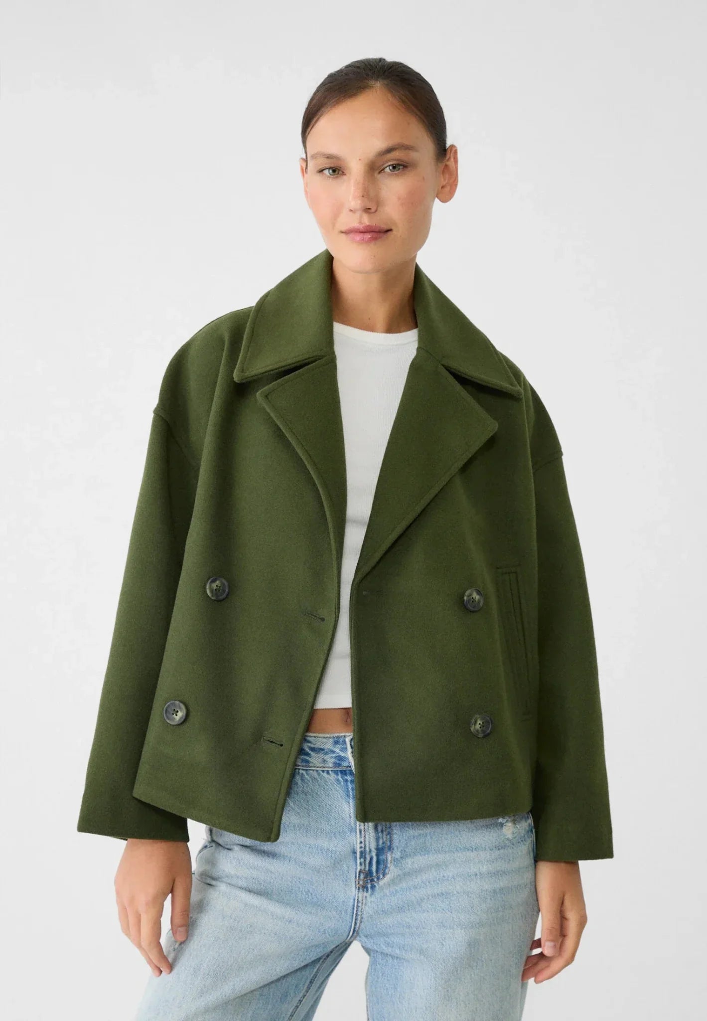 Lunera – Short Double-Breasted Jacket
