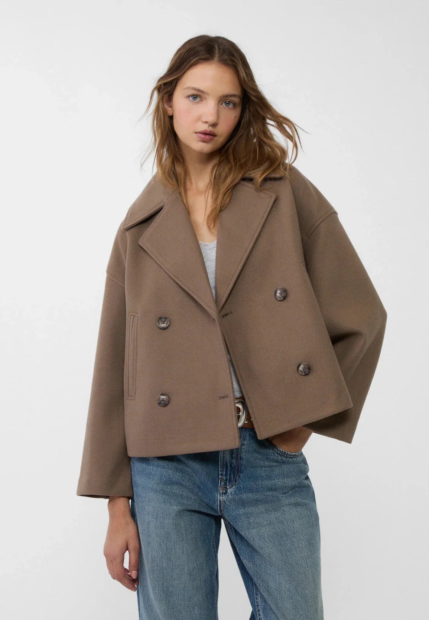 Lunera – Short Double-Breasted Jacket