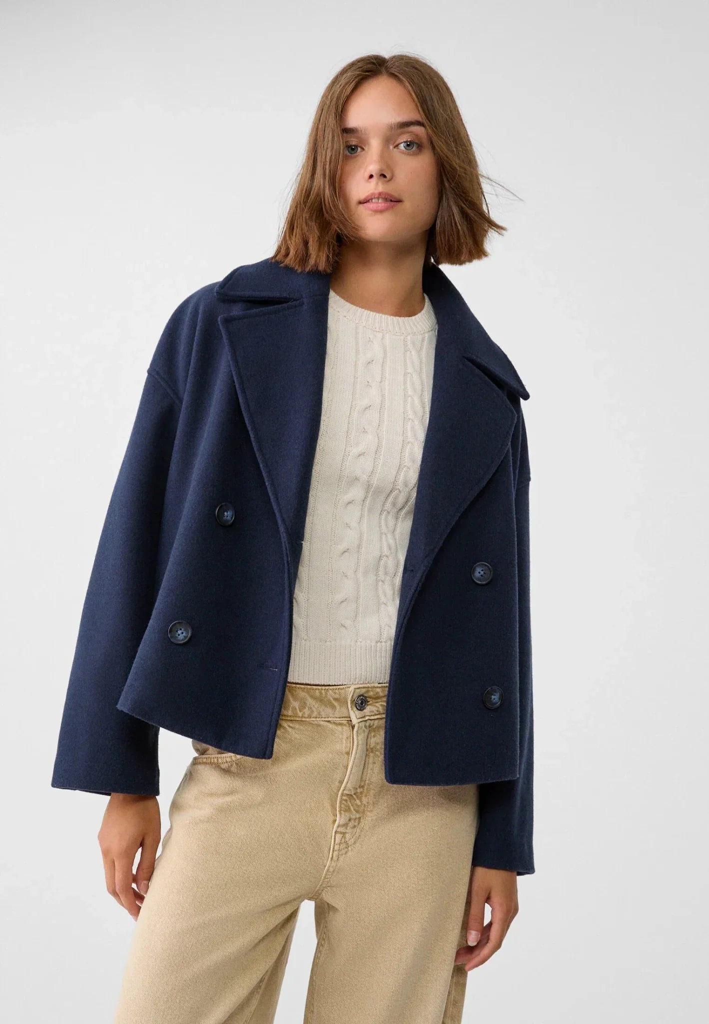 Lunera – Short Double-Breasted Jacket