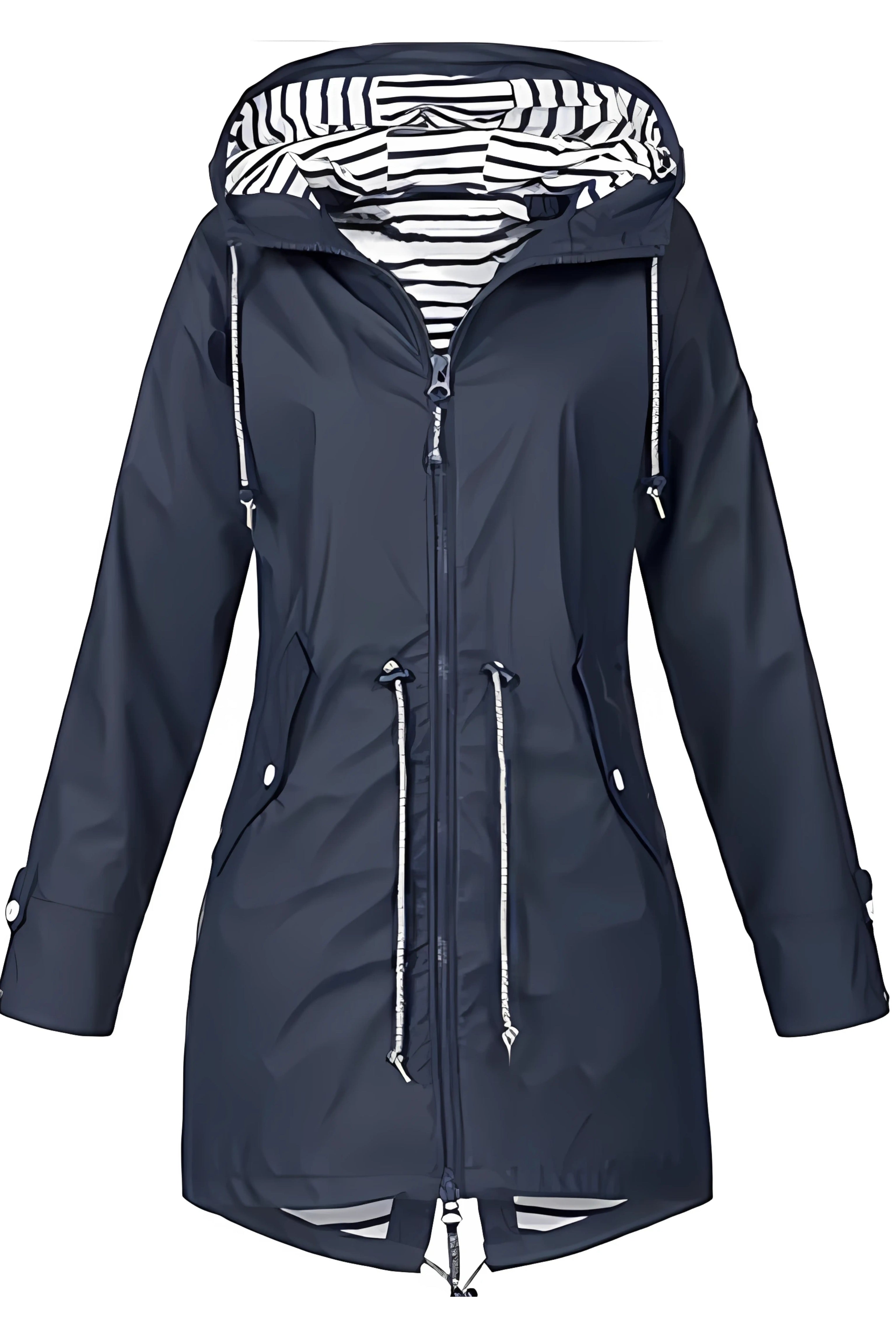 Lisa - Waterproof hooded Raincoat Woman