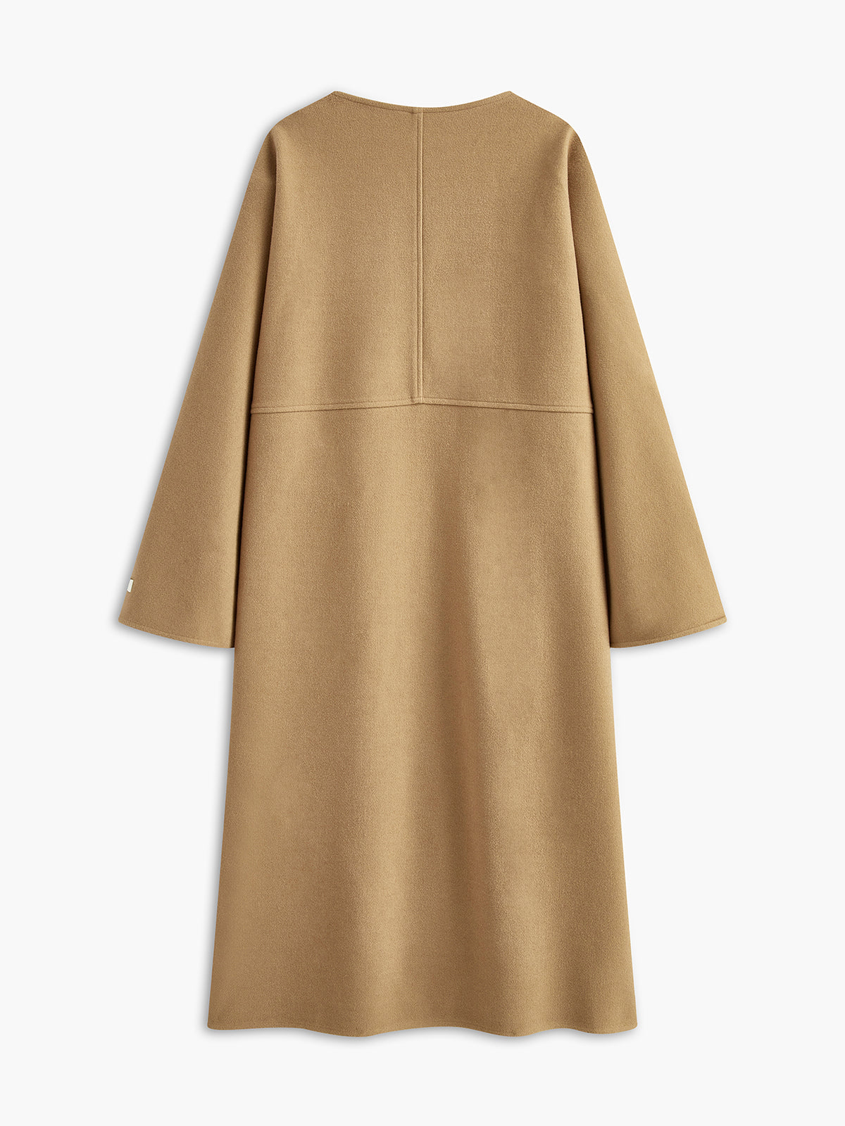 Oversized Wool Blend Long Coat for Women