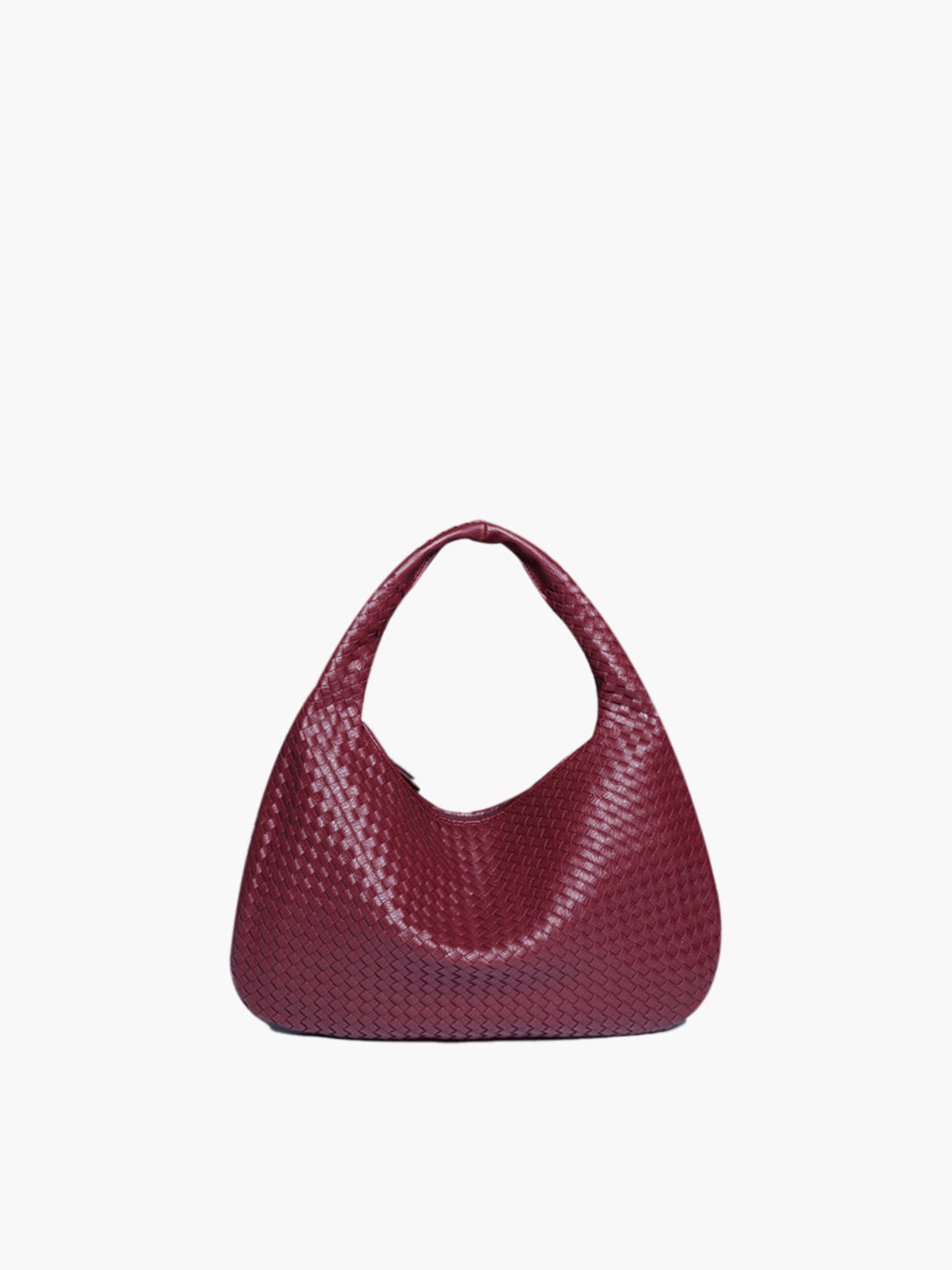 Emma - Unpredictable Love Braided Hobo Bag – Woven Shoulder Bag in Vegan Leather