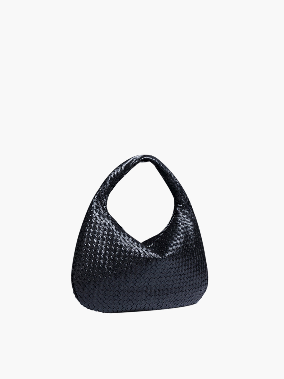 Emma - Unpredictable Love Braided Hobo Bag – Woven Shoulder Bag in Vegan Leather