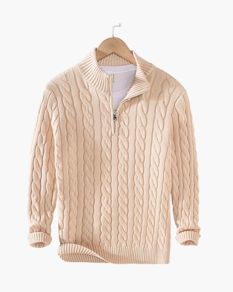 Lisa - Old Money Zip-Up Sweater For Women