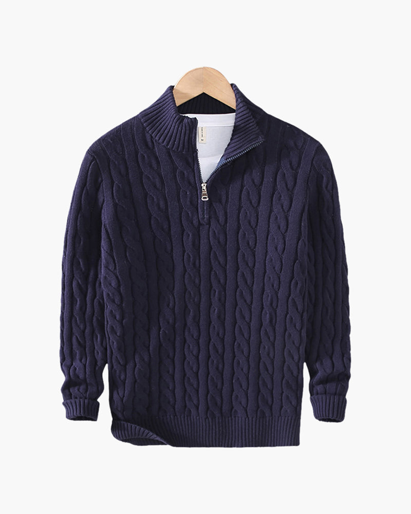 Lisa - Old Money Zip-Up Sweater For Women