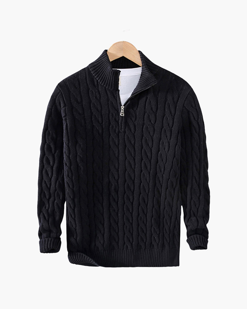 Lisa - Old Money Zip-Up Sweater For Women