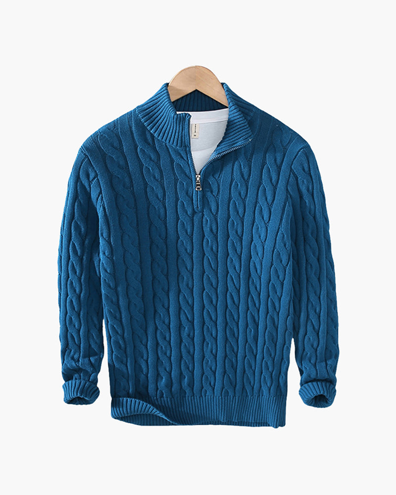 Lisa - Old Money Zip-Up Sweater For Women