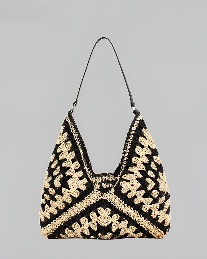 Lisa - Vintage Crochet Macramé Shoulder Bag