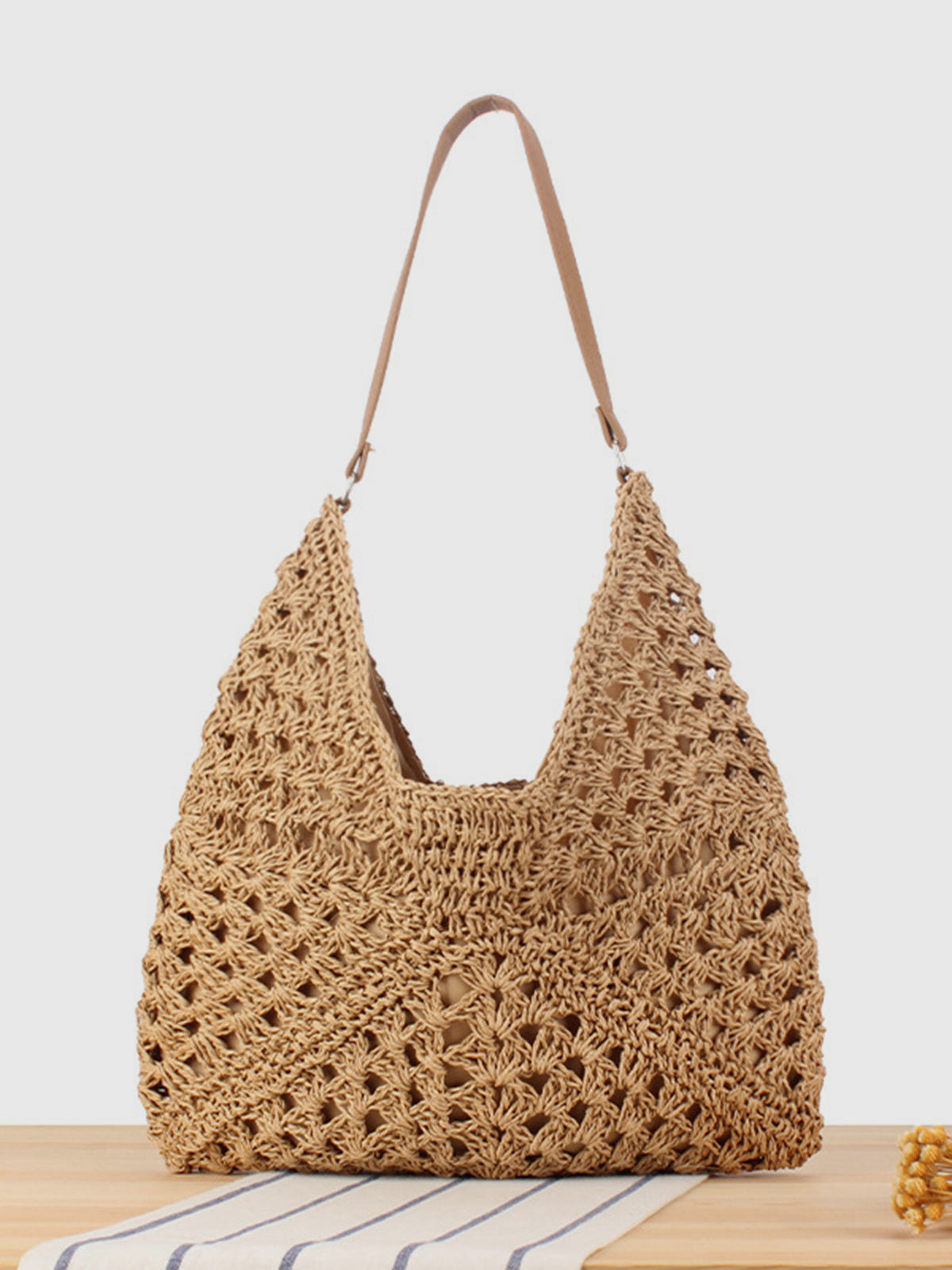 Lisa - Vintage Crochet Macramé Shoulder Bag
