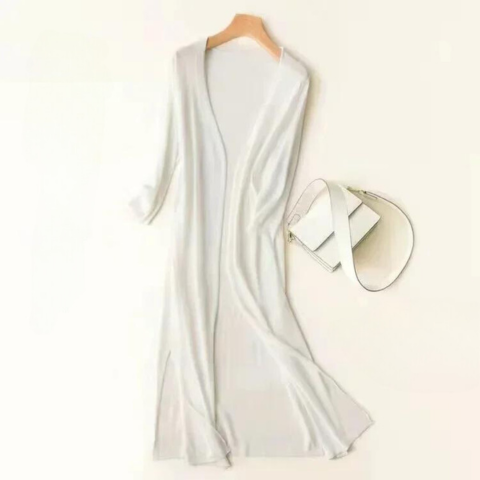 Veya - Long Open-Front Women’s Cardigan