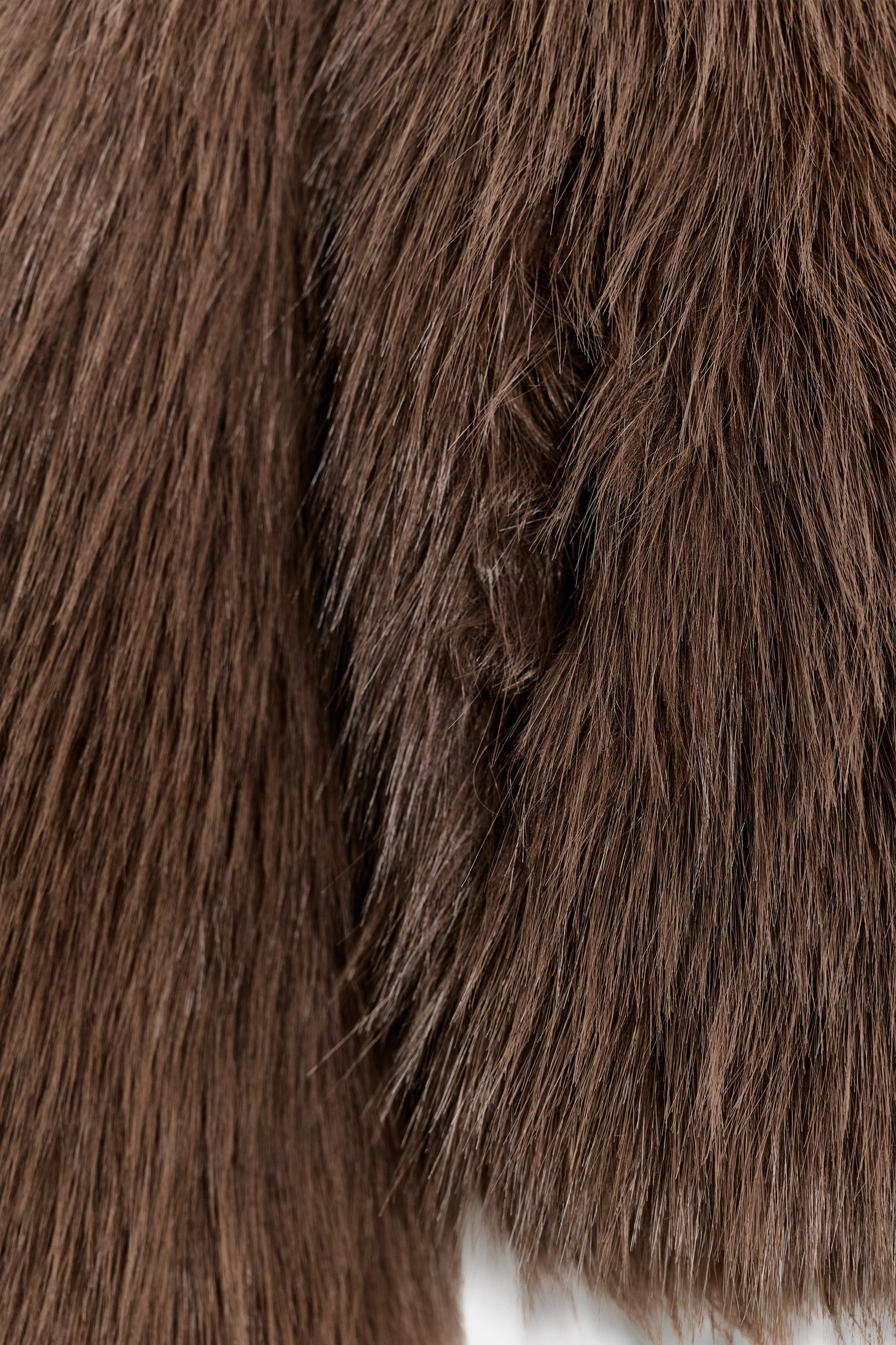 Isabelle – Long-Hair Faux-Fur Coat