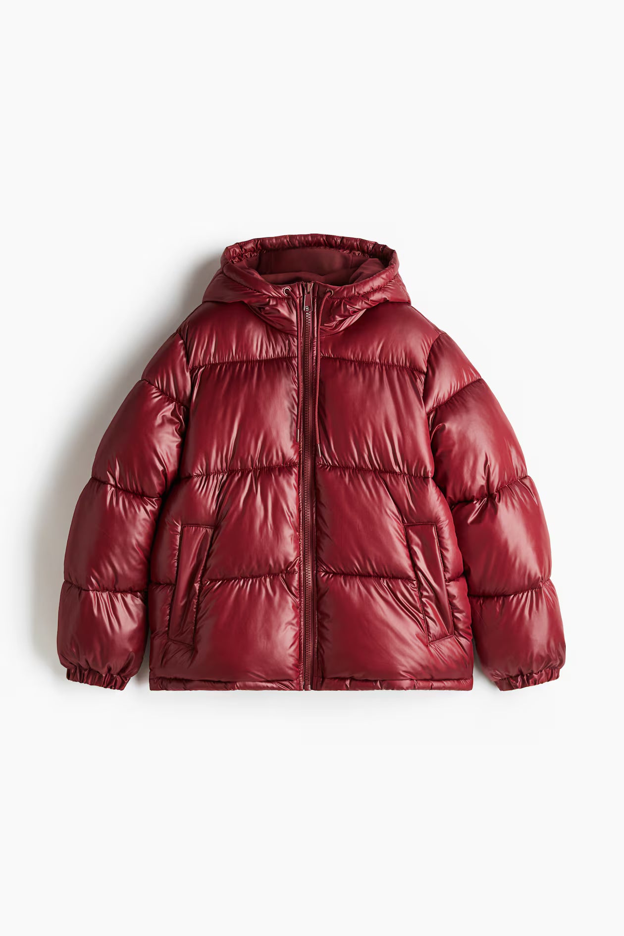 Lisa - Hooded Waterproof Puffer Jacket Red Woman