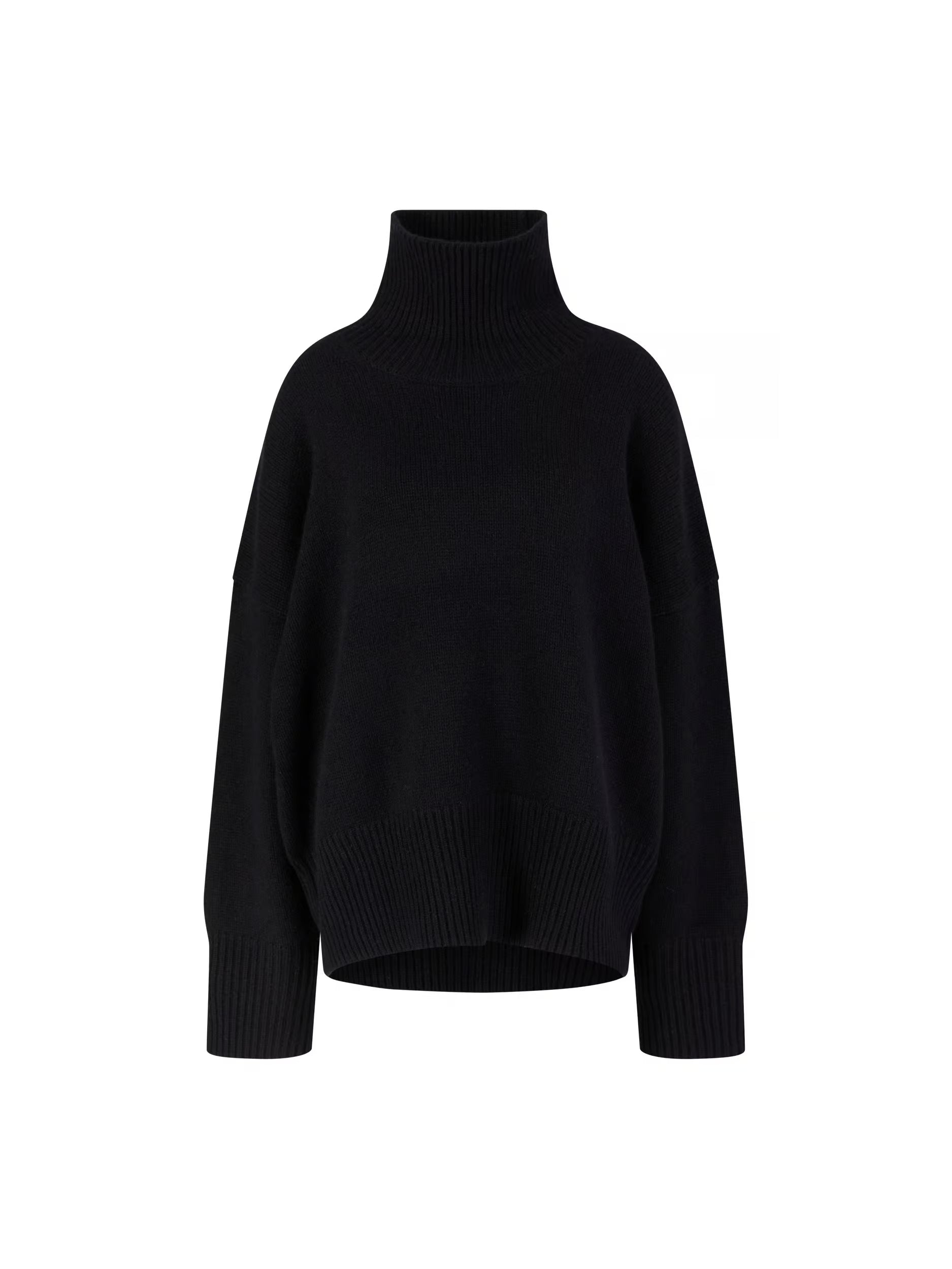 Oversized cashmere jumper with turtleneck Woman