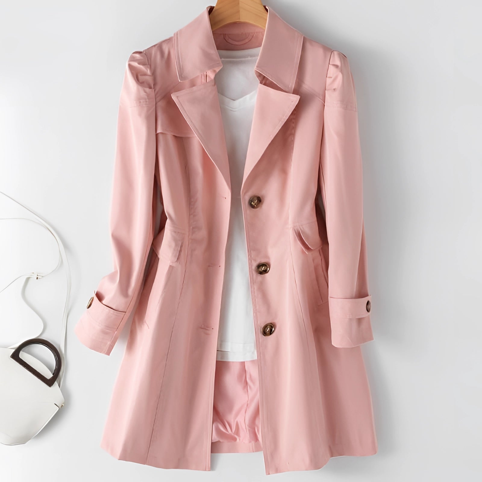 Lisa - Classic Waterproof Trench Coat Woman