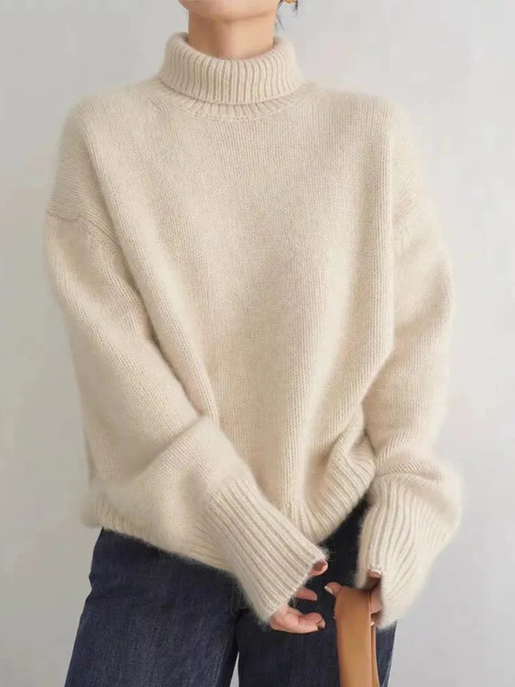 Evoria – Women’s Cashmere Turtleneck Sweater