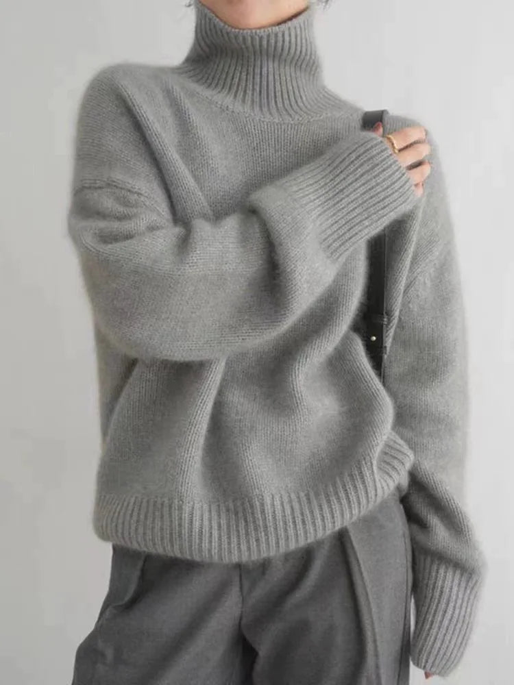 Evoria – Women’s Cashmere Turtleneck Sweater
