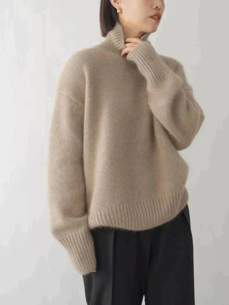 Evoria – Women’s Cashmere Turtleneck Sweater