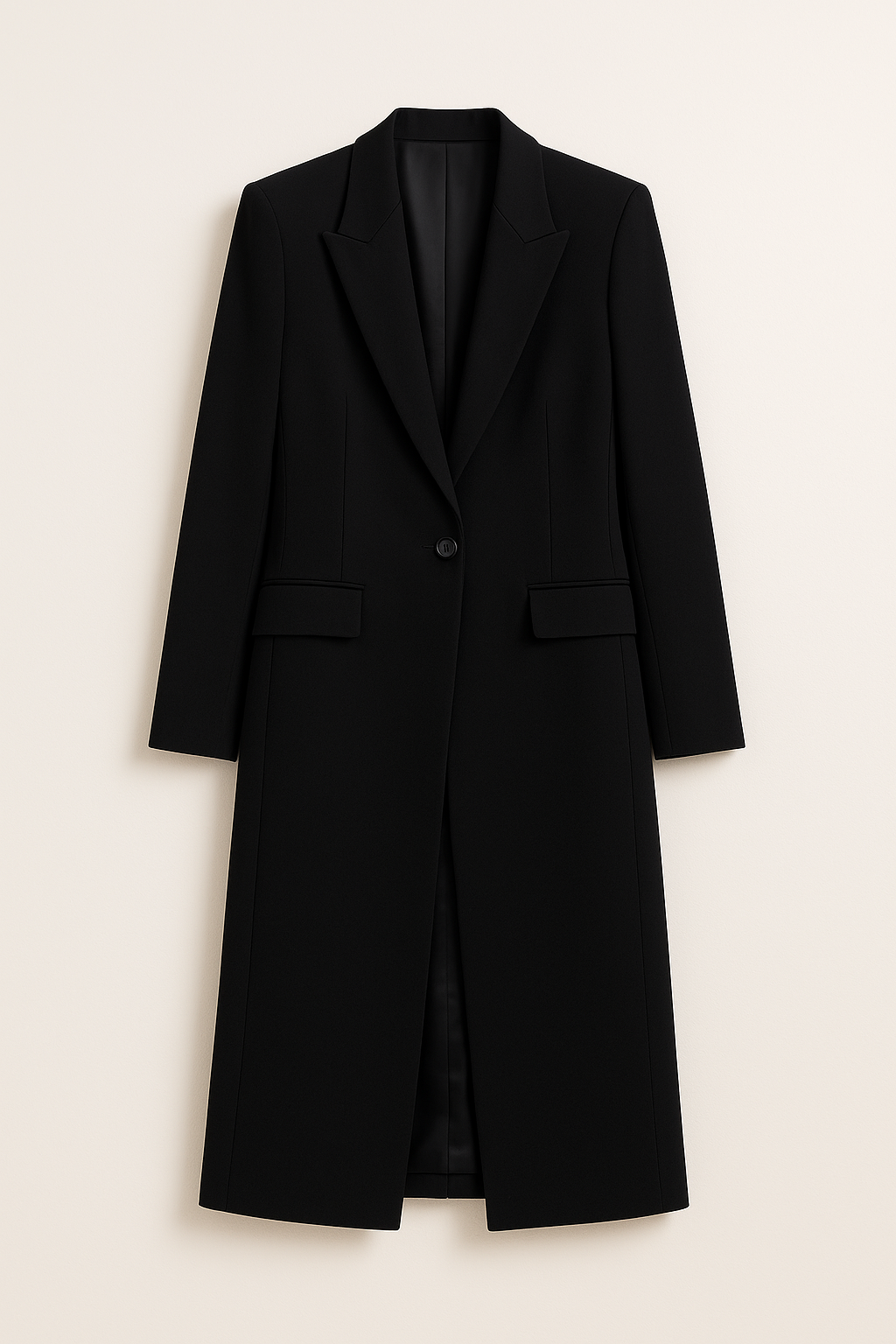 Wool Trench Coat Long Woman