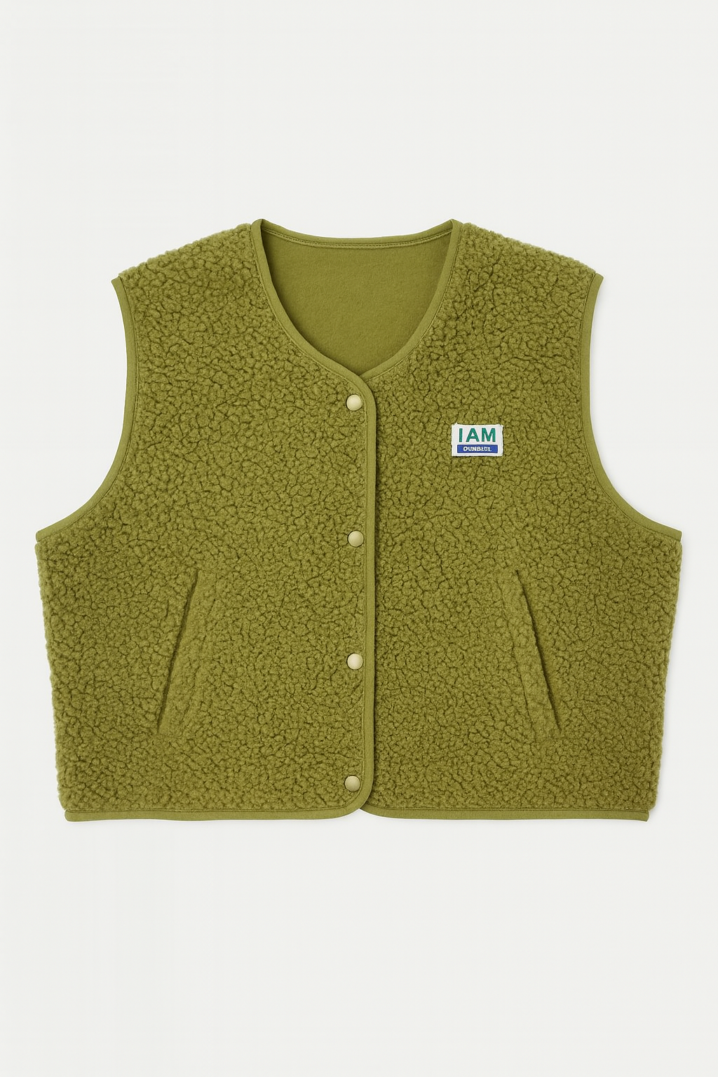 Ovelia – Wool Bodywarmer Jacket Buttons