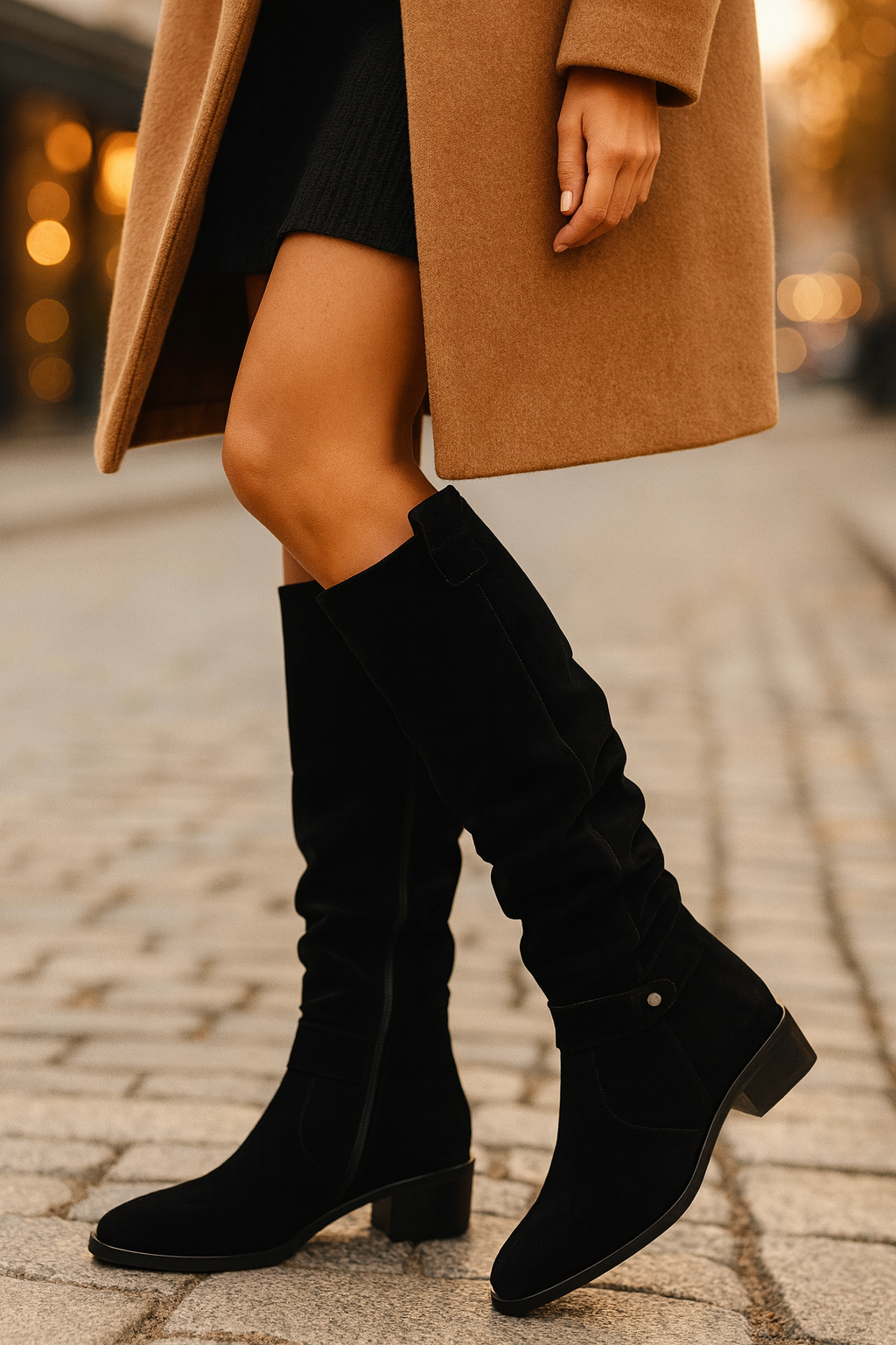 Lyra – Orthopedic Knee-High Suede Boots
