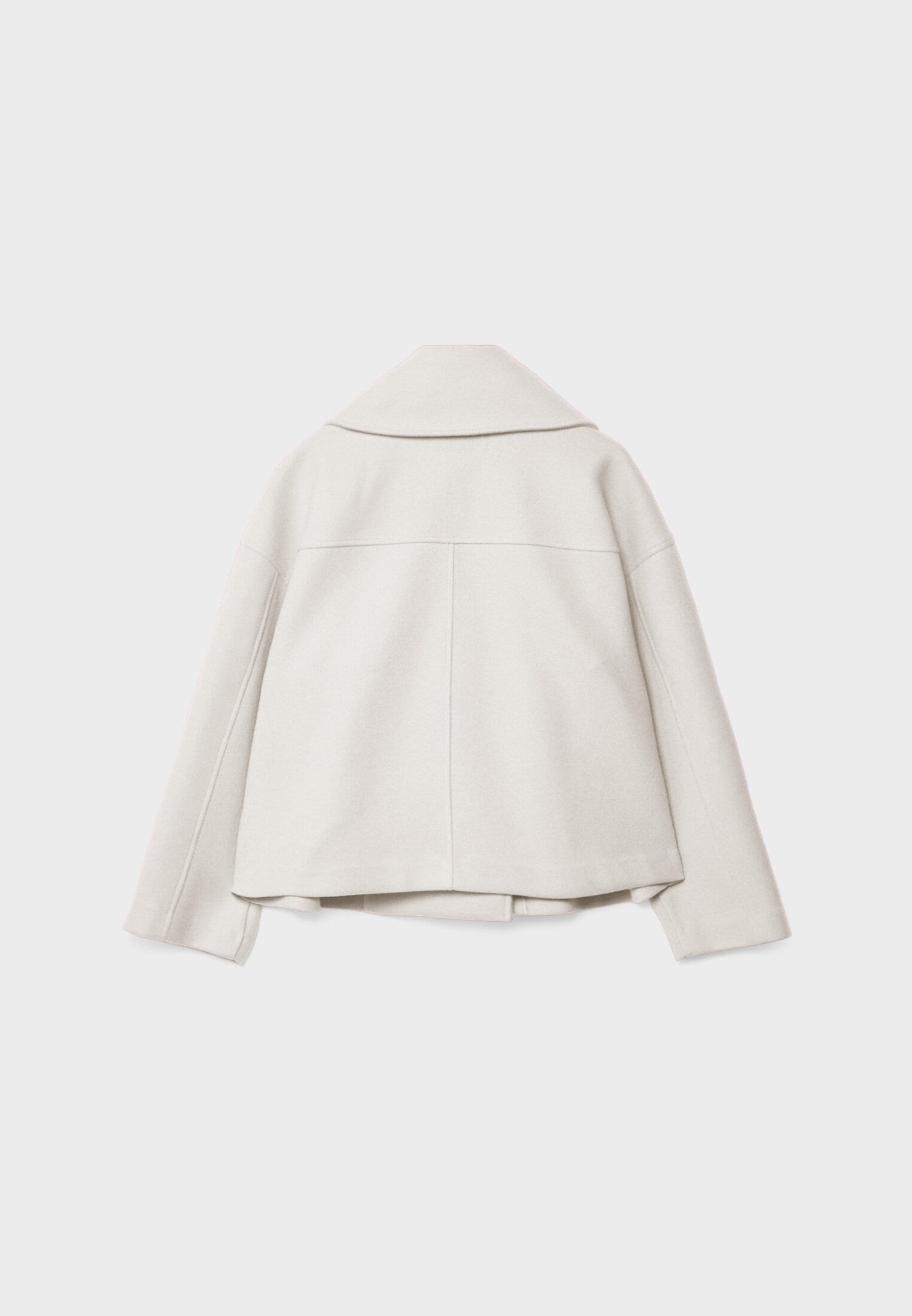 Women's Cropped Jacket - Double Breasted with Notch Lapel