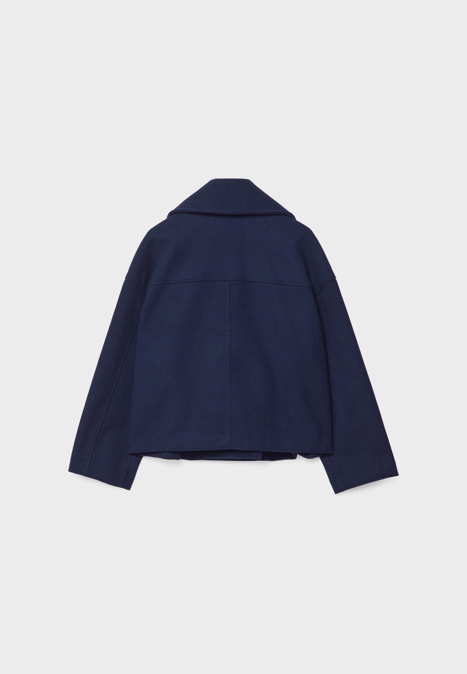 Women's Cropped Jacket - Double Breasted with Notch Lapel