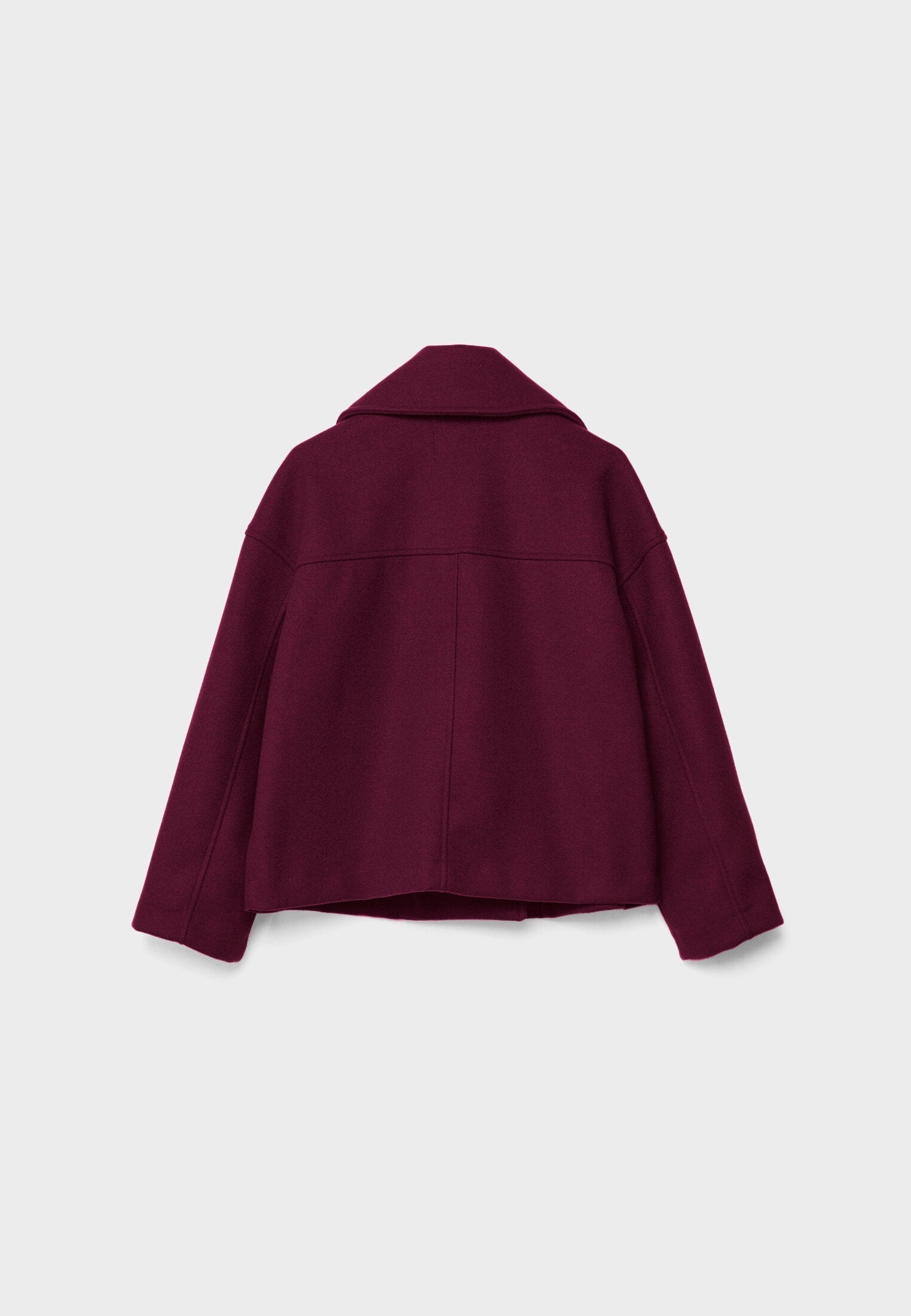 Women's Cropped Jacket - Double Breasted with Notch Lapel