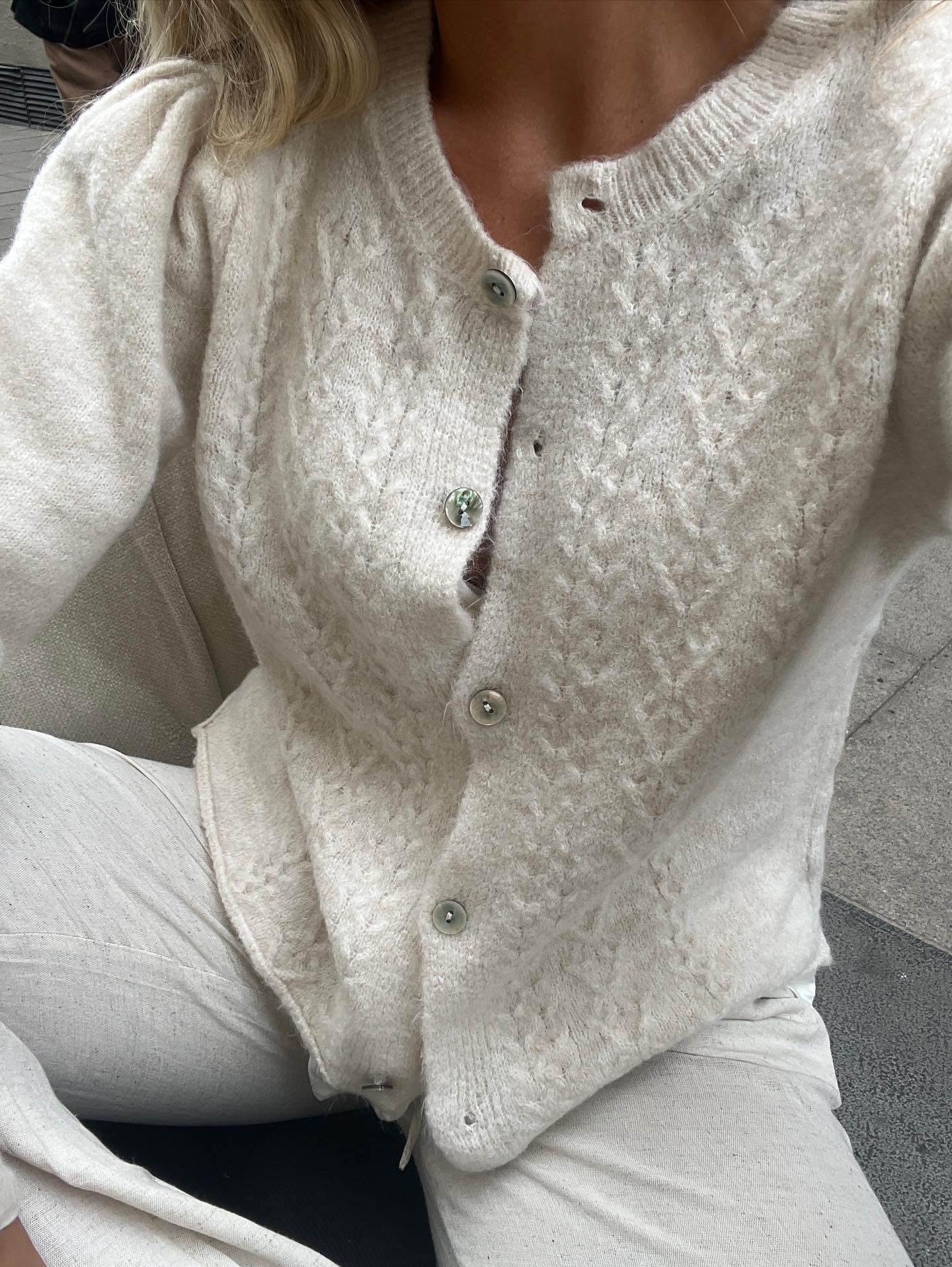 Cilla + Cozy Cable Knit Cardigan
