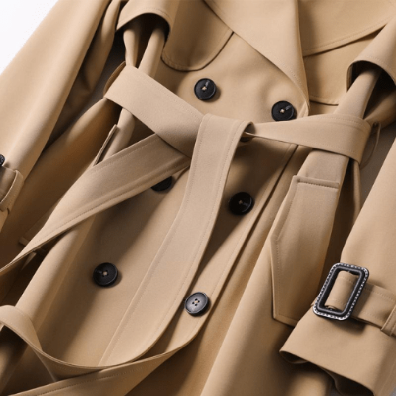 Waterproof Long Trench Coat Woman