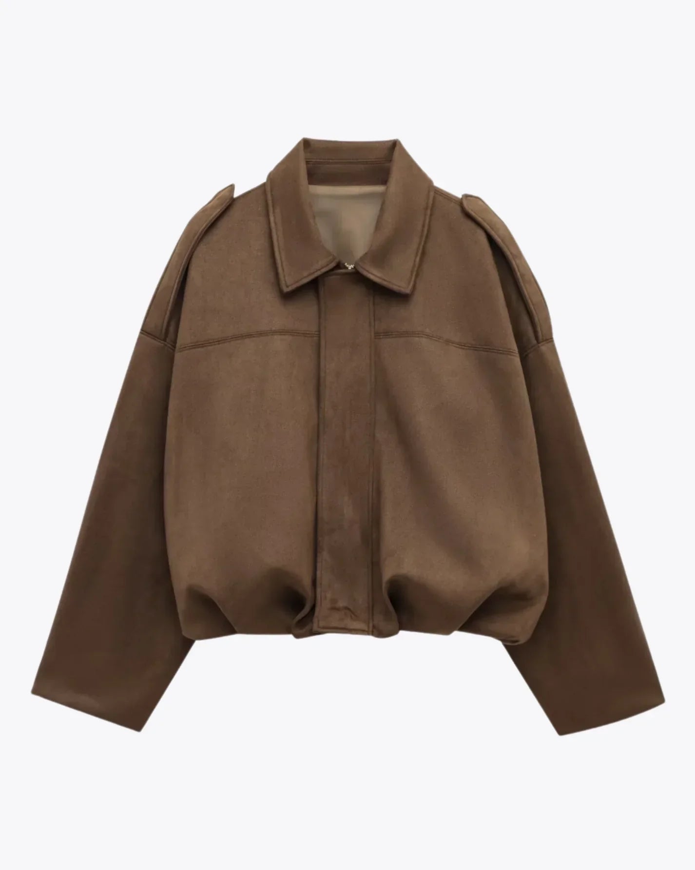Fabiane – Oversized Suede Leather Jacket
