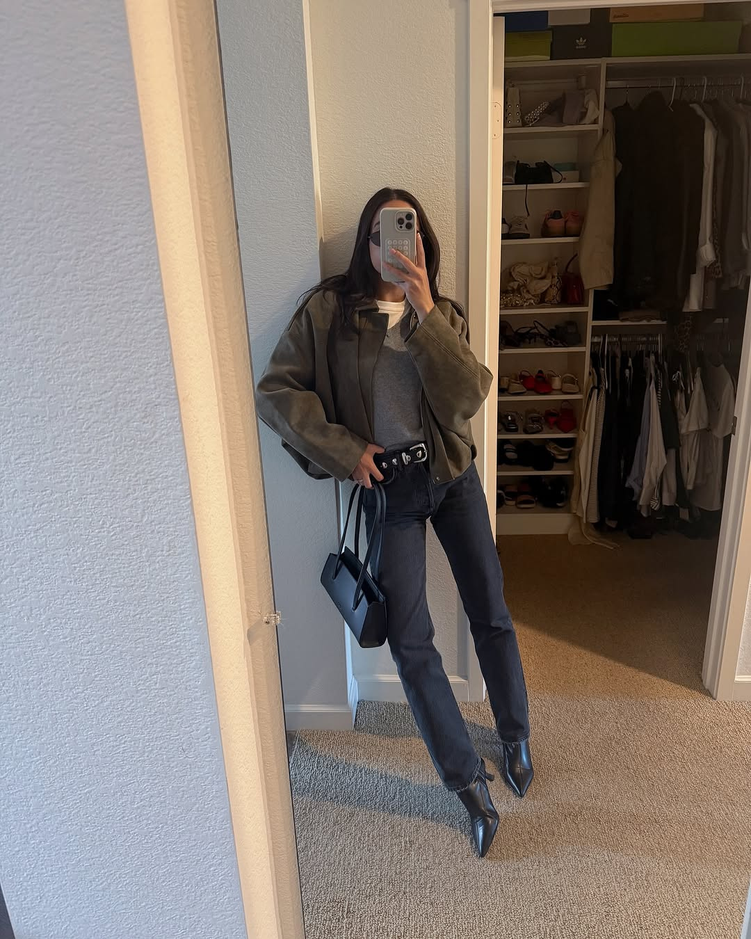 Fabiane – Oversized Suede Leather Jacket