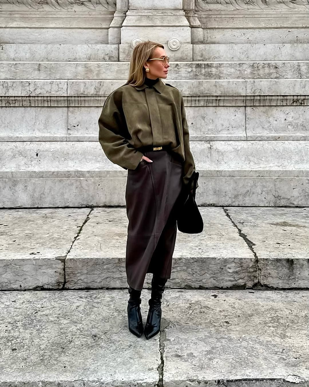 Fabiane – Oversized Suede Leather Jacket