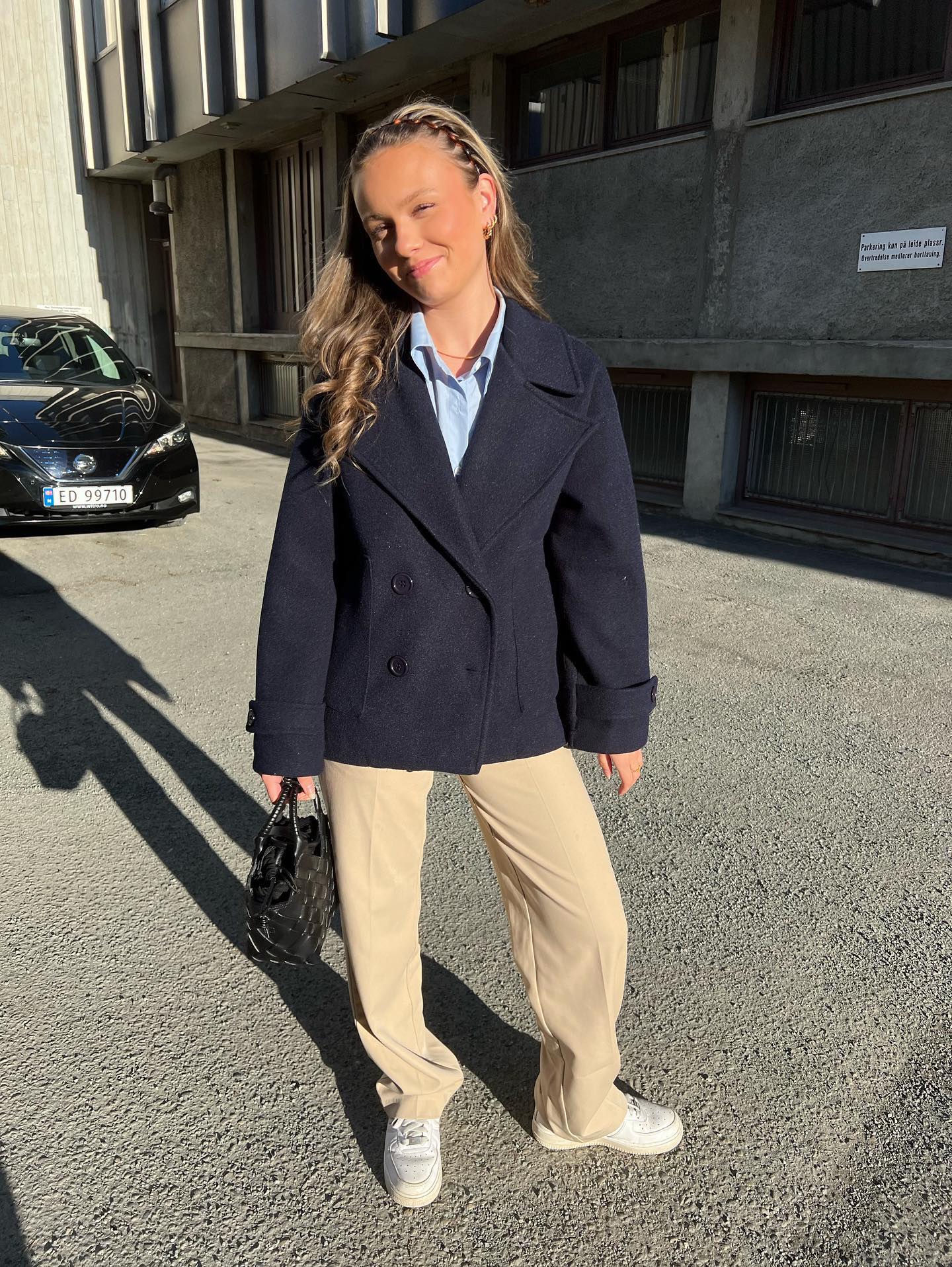Ginalli - Women’s Wool Navy Peacoat