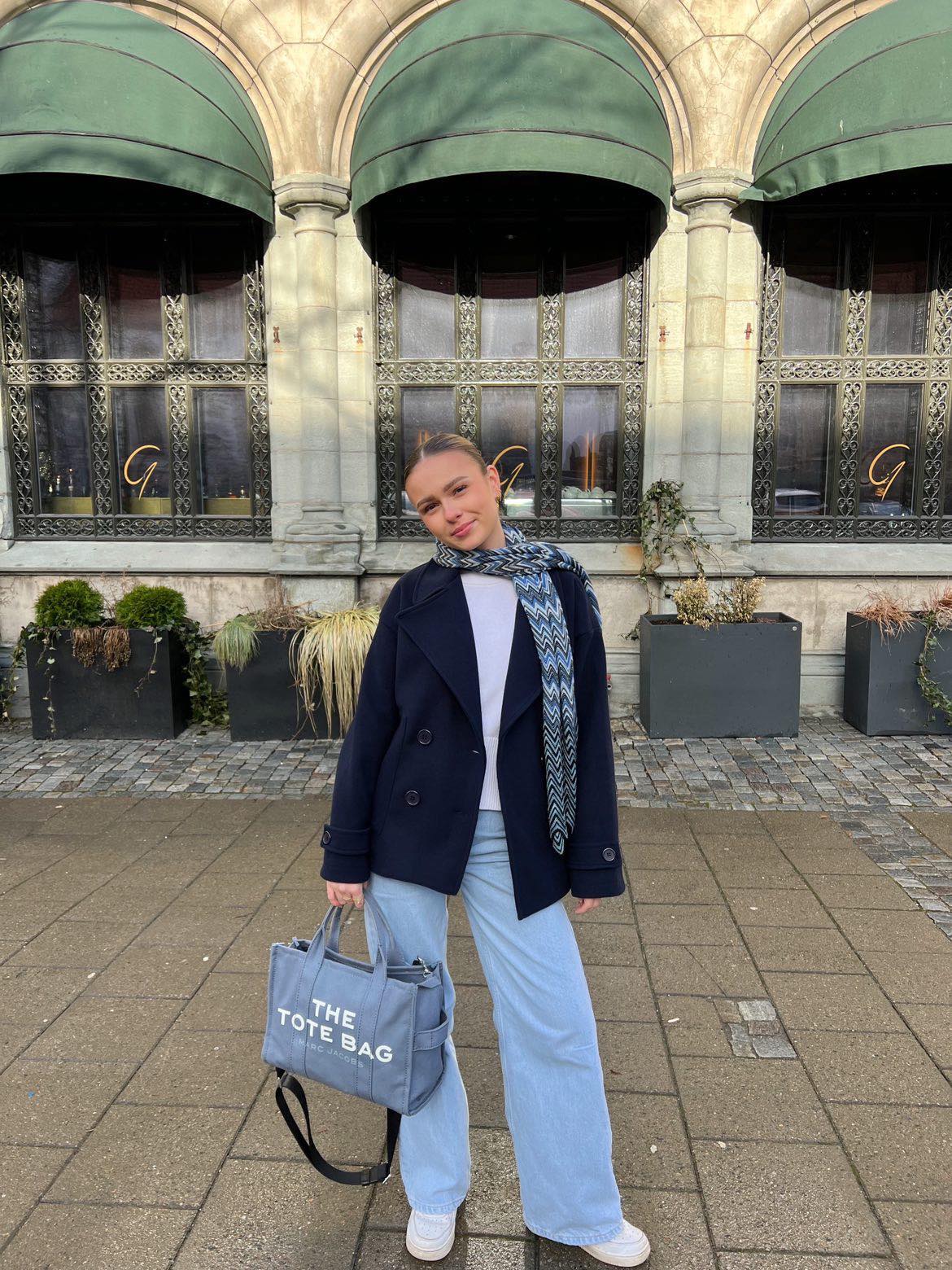 Mila – Cropped Double-Breasted Peacoat Jacket
