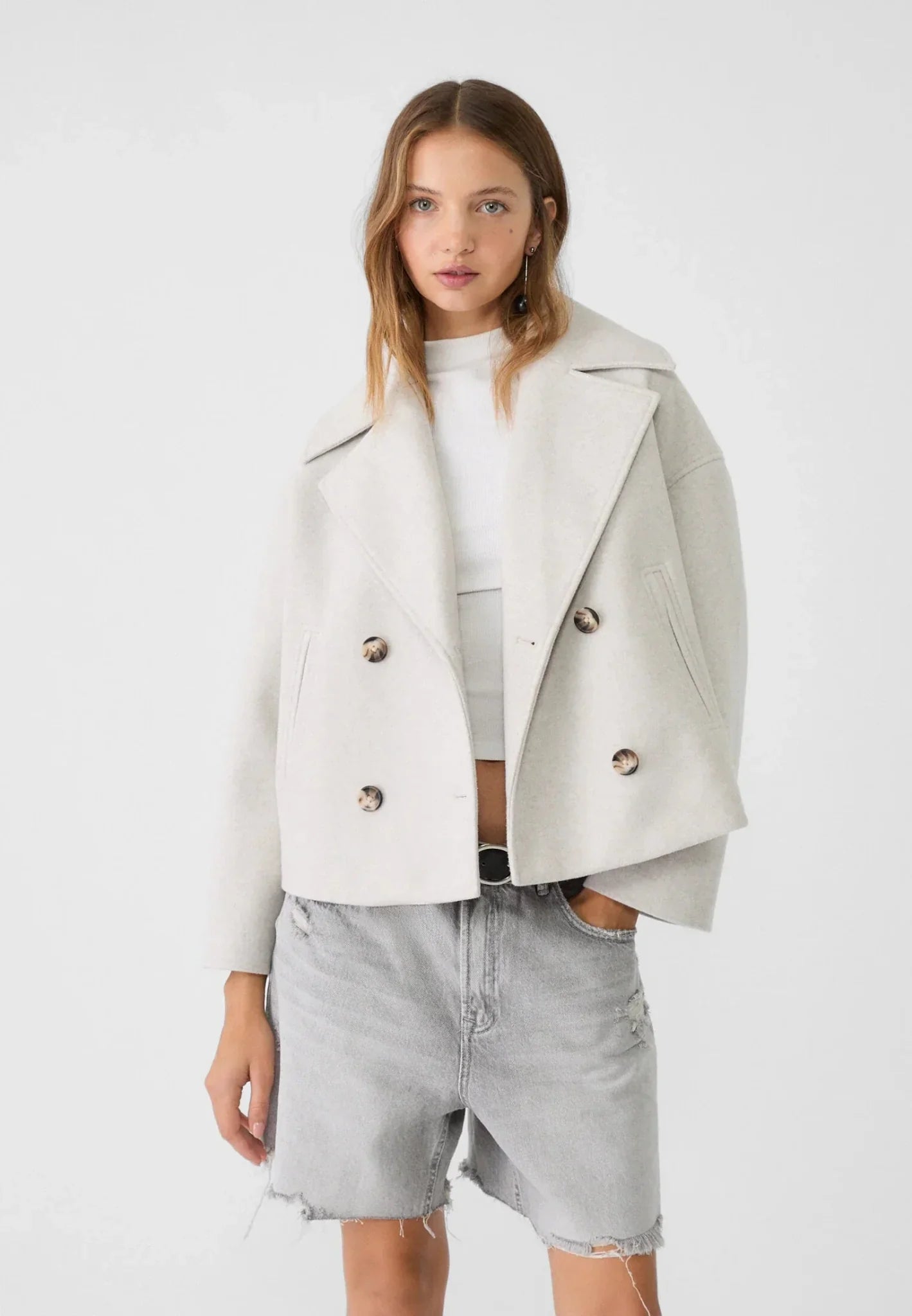 Lunera – Short Double-Breasted Jacket