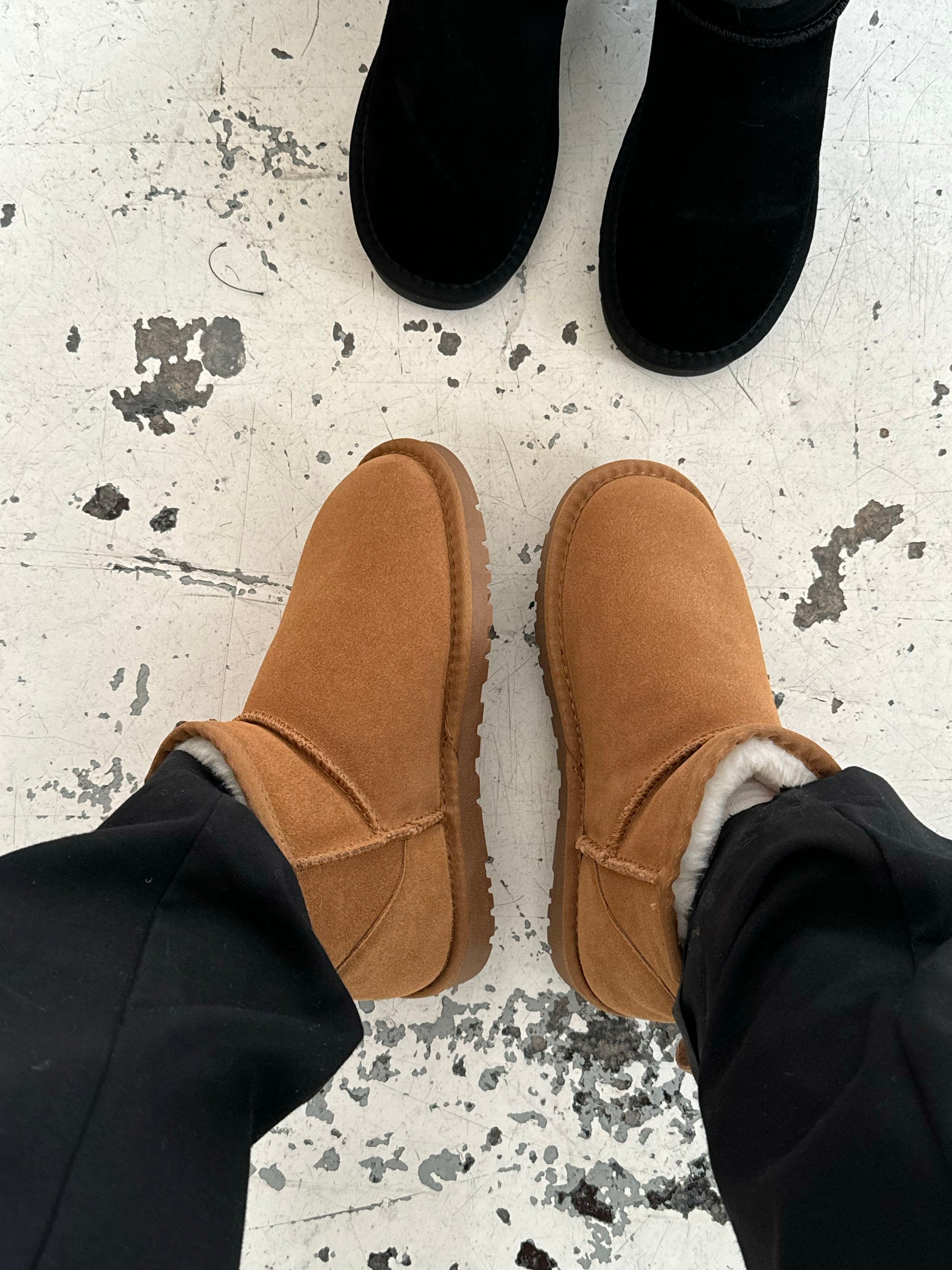 Malia – Camel Short Fur Teddy Winter Boots