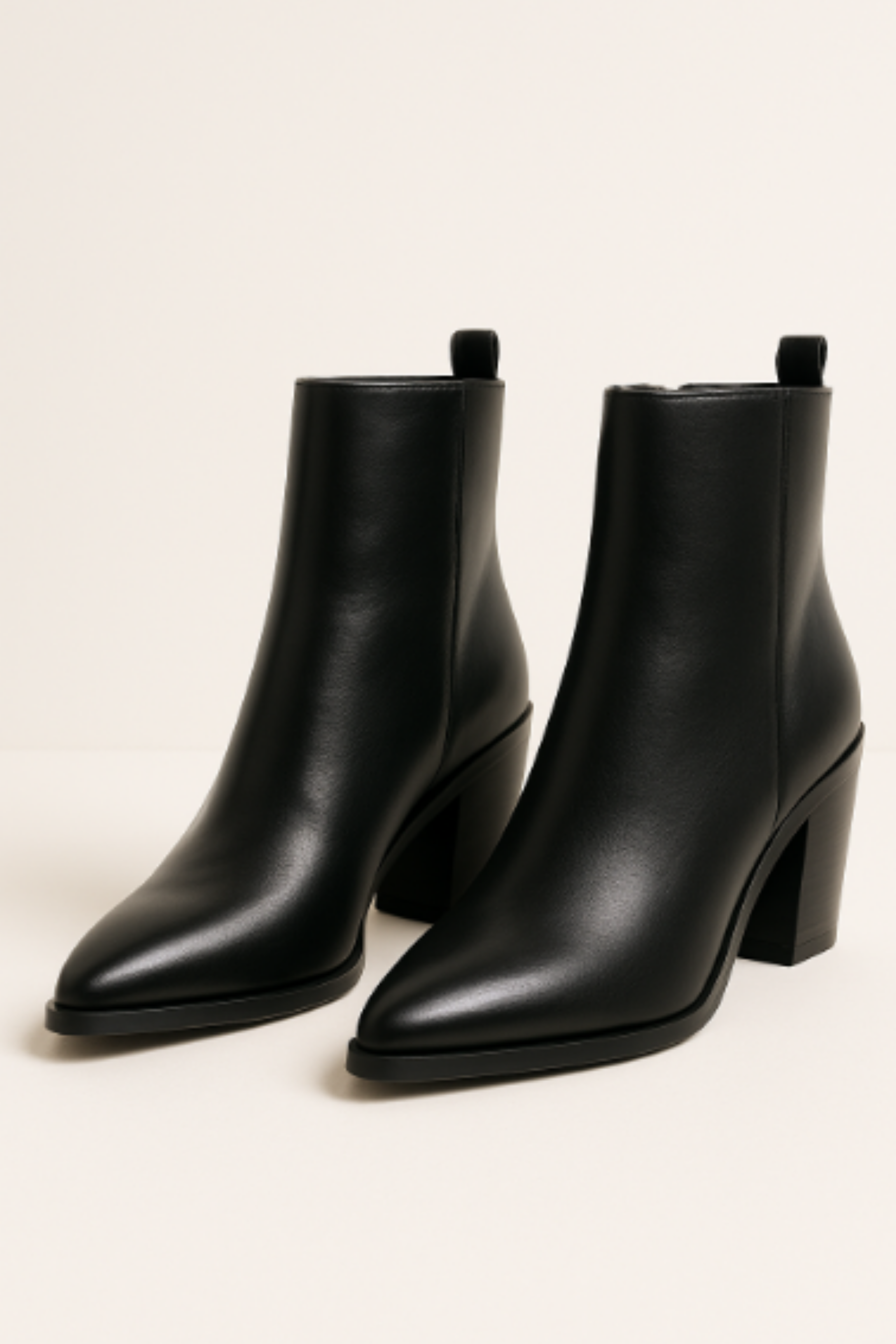 Ysera - Pointed Ankle Block Heel Boots