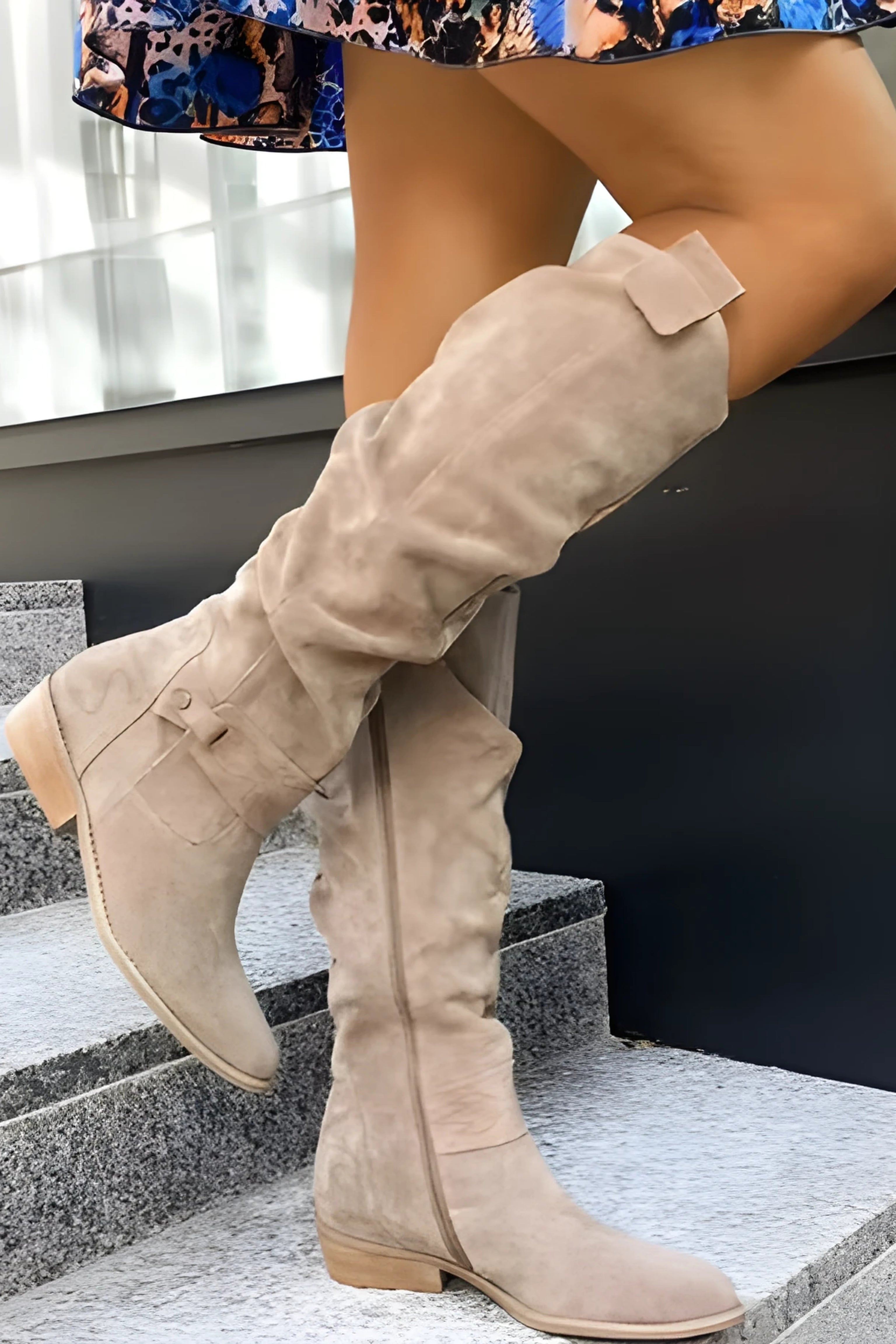 Lyra – Orthopedic Knee-High Suede Boots