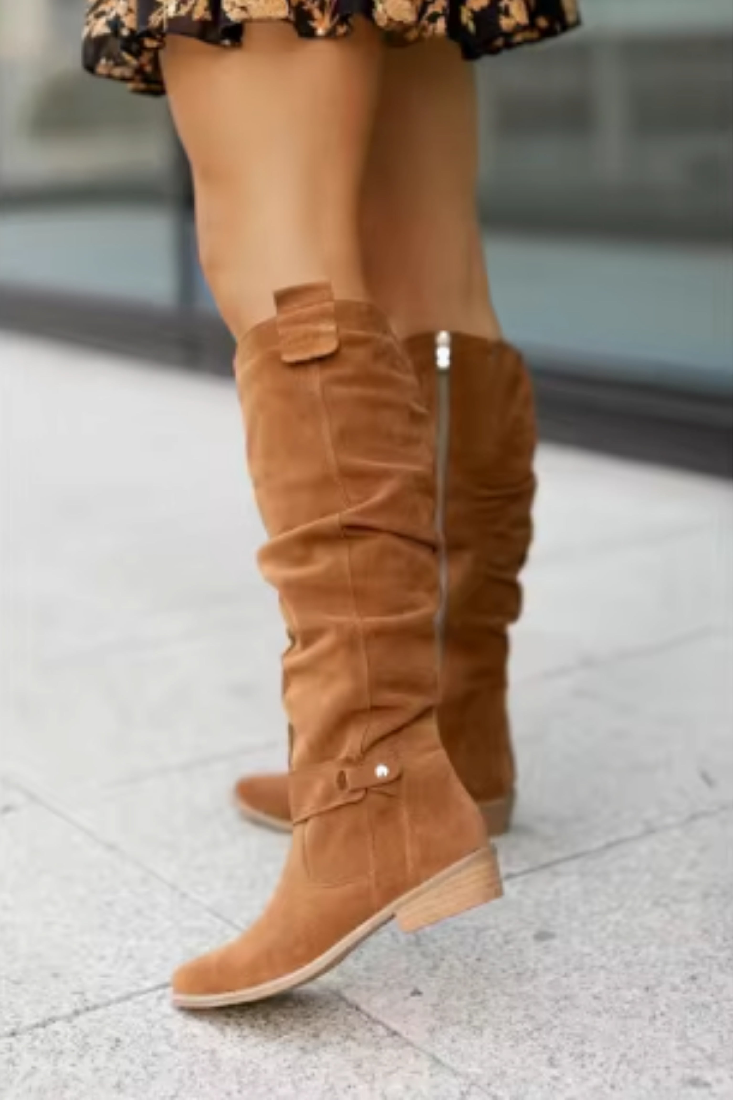 Lyra – Orthopedic Knee-High Suede Boots