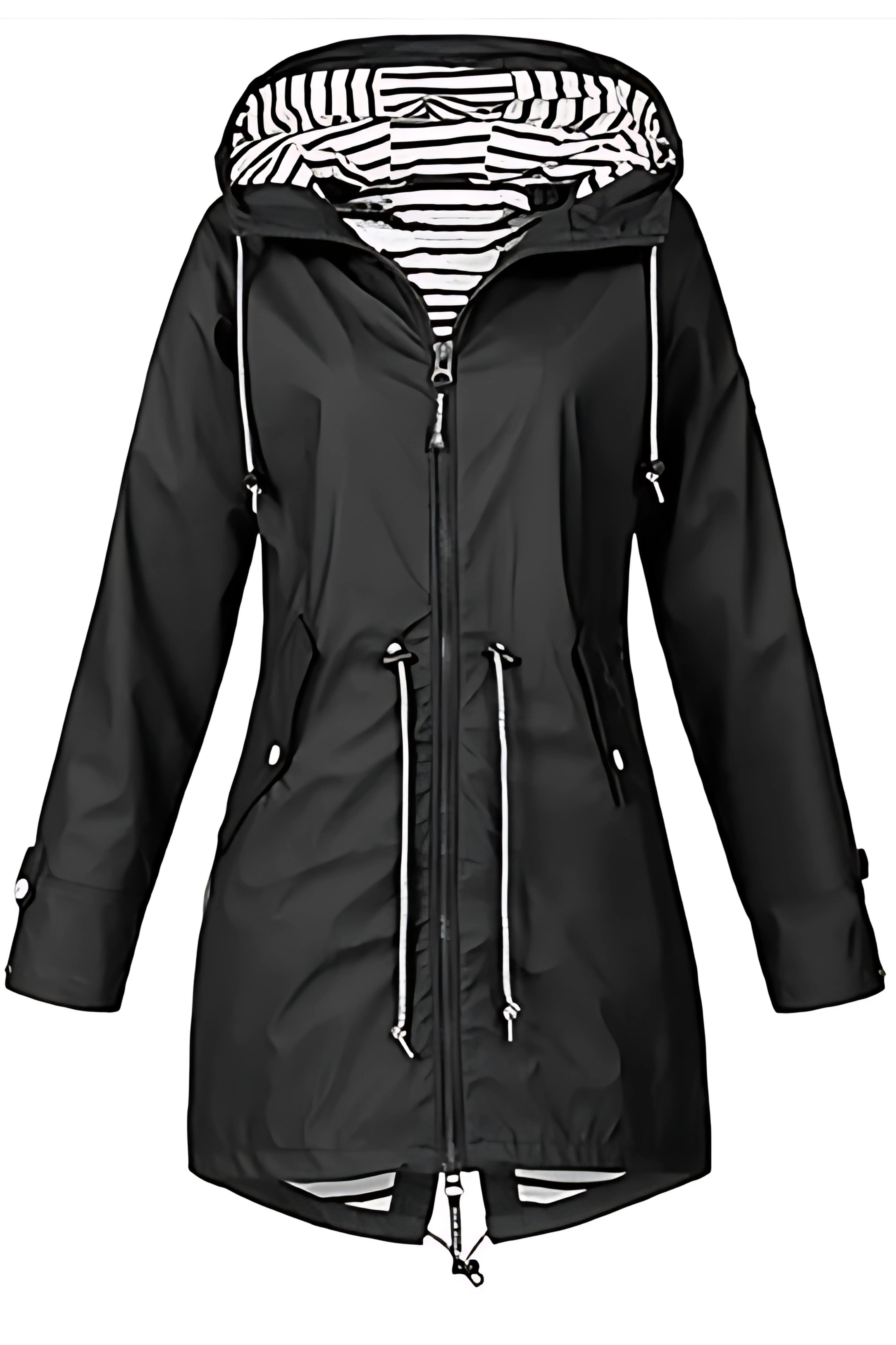 Lisa - Waterproof hooded Raincoat Woman