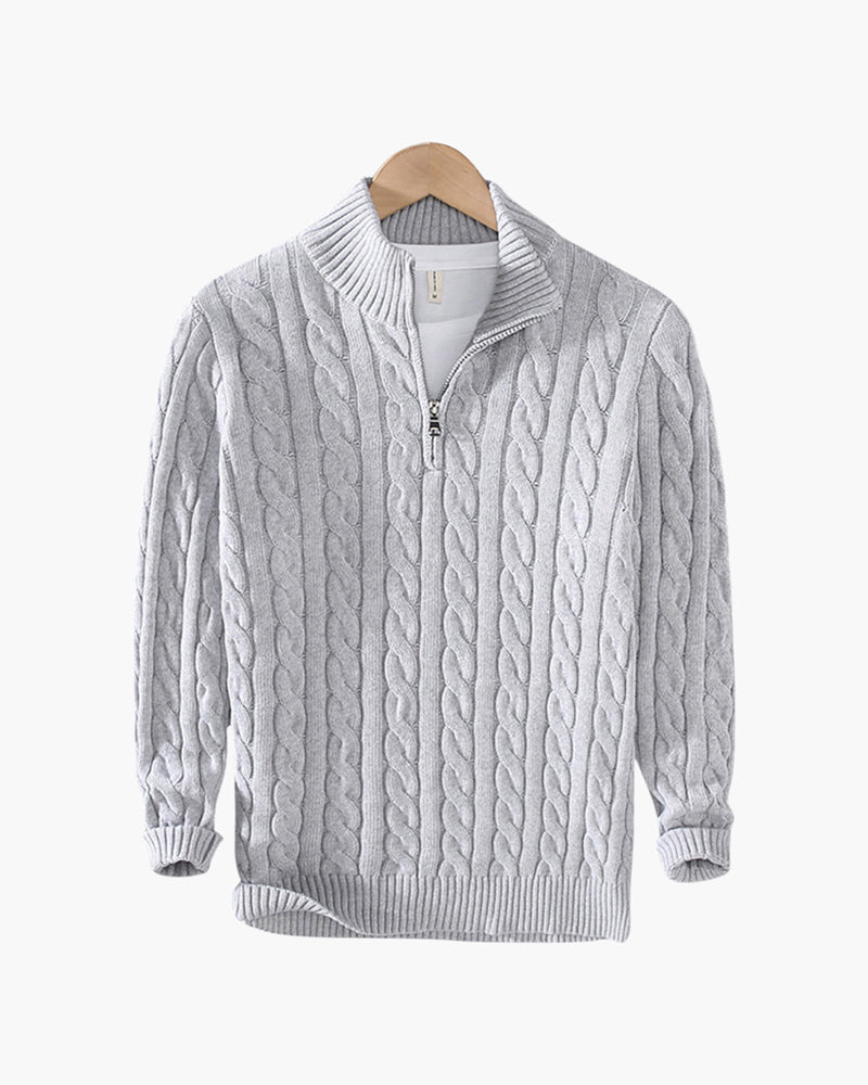 Lisa - Old Money Zip-Up Sweater For Women